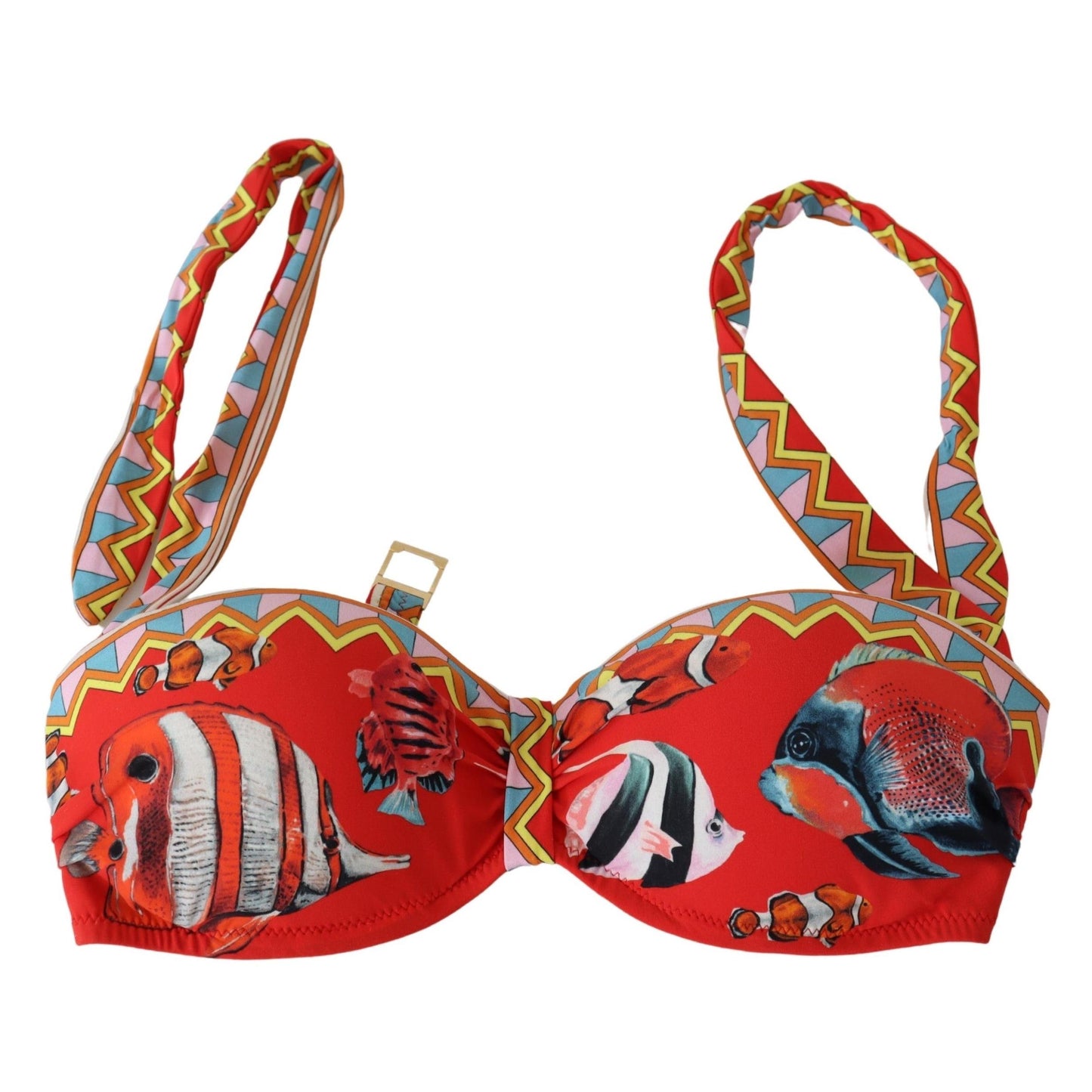 Red Fish Two Piece Swimwear Beachwear Bikini