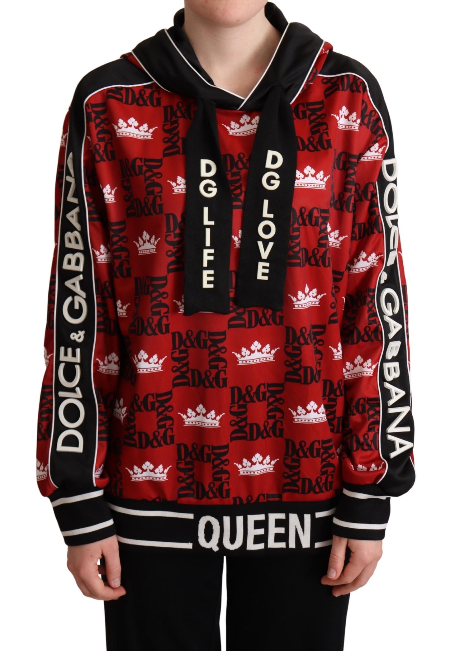 Multicolor DG Queen Hooded Sweatshirt Sweater
