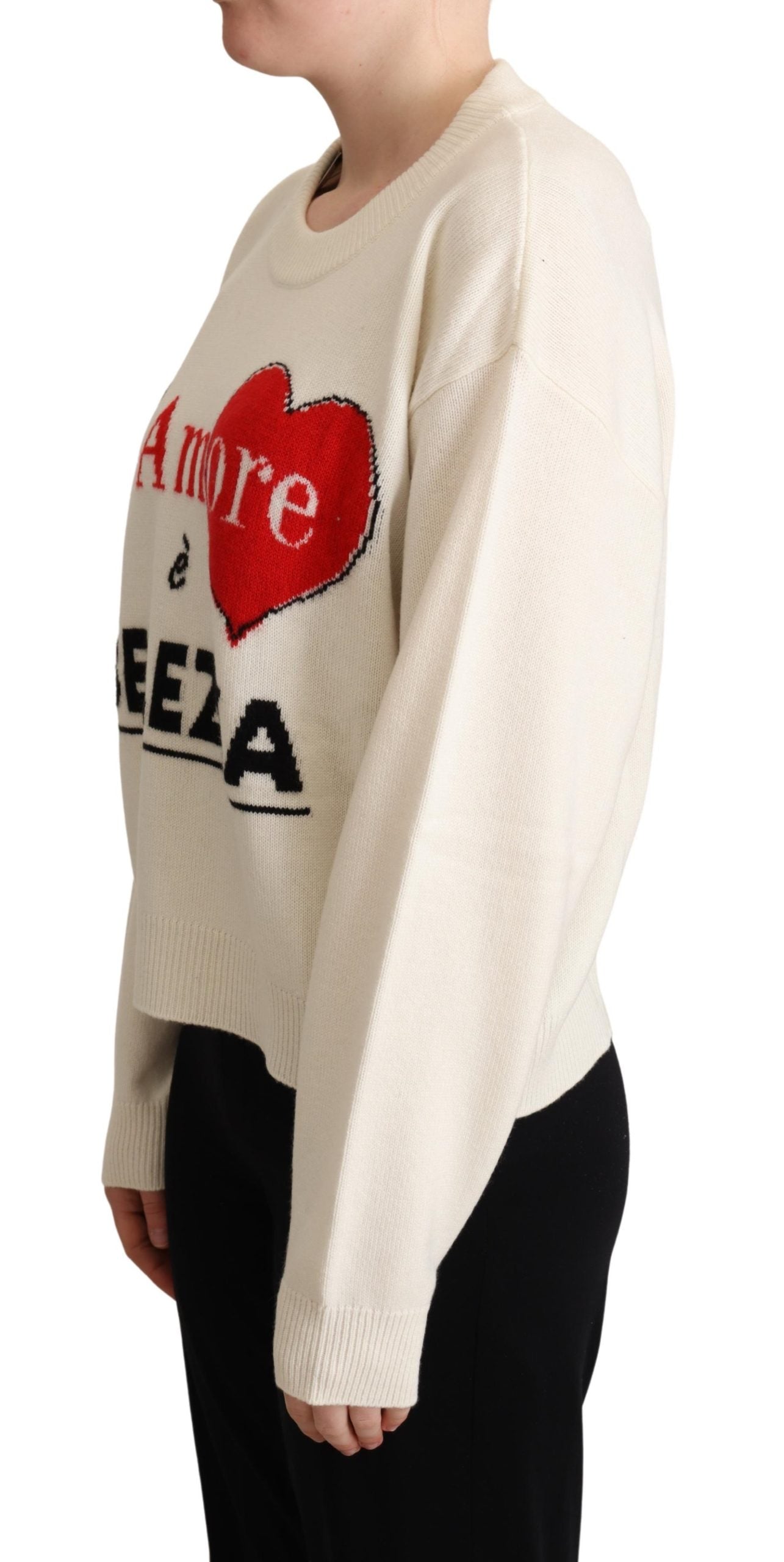 Multicolor Cashmere L'Amore E'Bellezza Pullover Sweater
