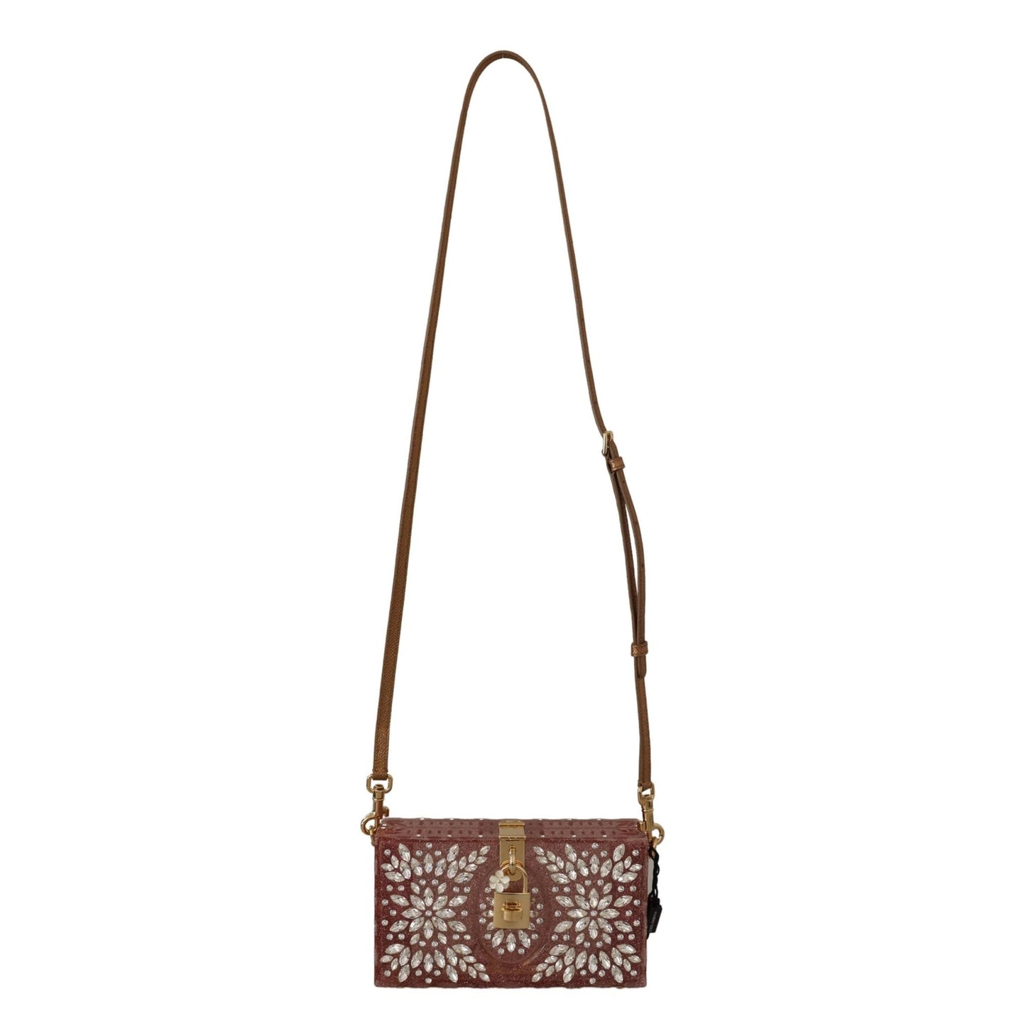 Pink Crystals Clutch Cross Body Women Box Bag - coffeewithmee2