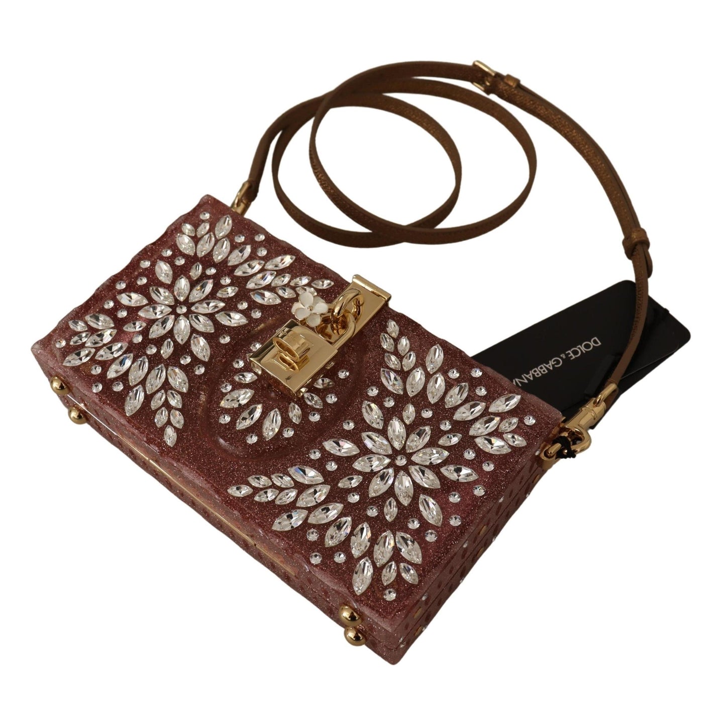 Pink Crystals Clutch Cross Body Women Box Bag - coffeewithmee2