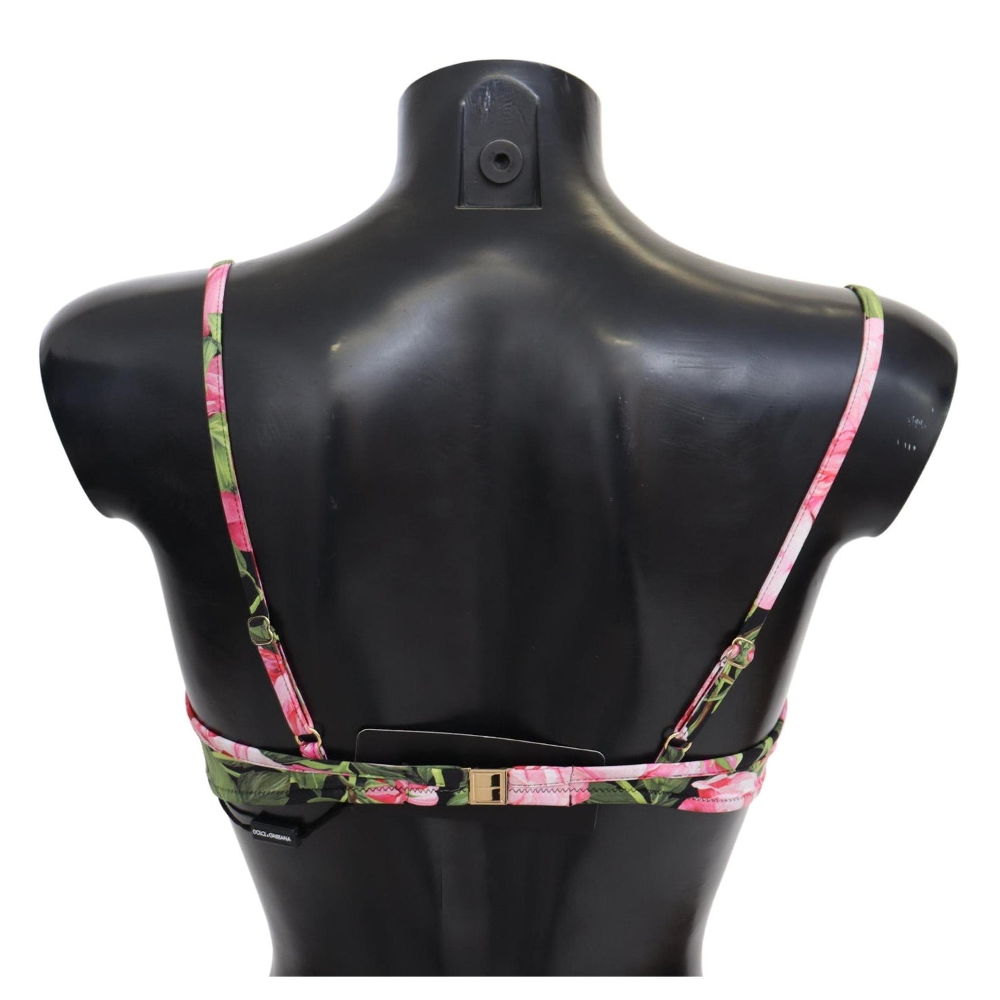 Pink Floral Print Swimsuit Beachwear Bikini Tops