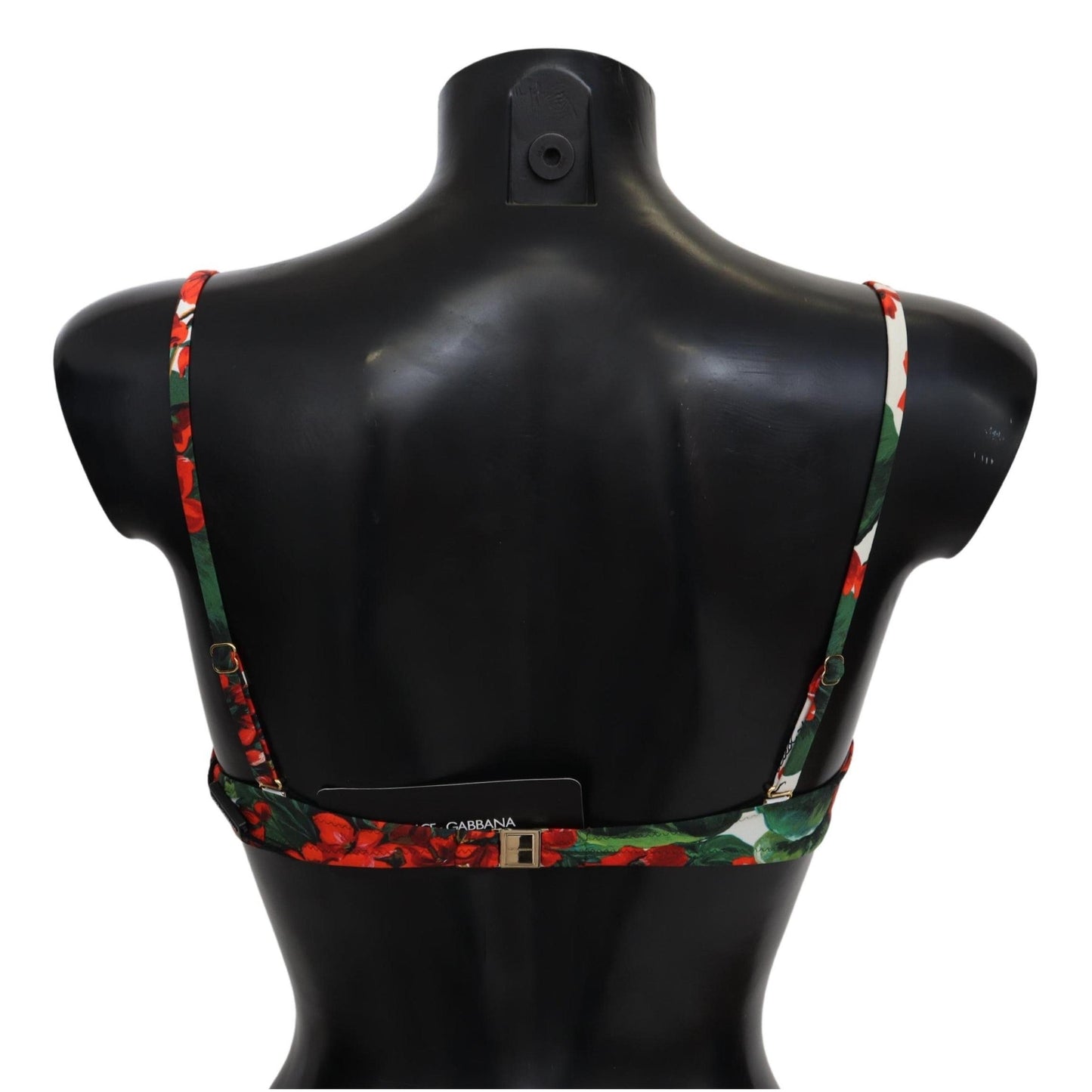 Red Floral Print Swimsuit Beachwear Bikini Tops