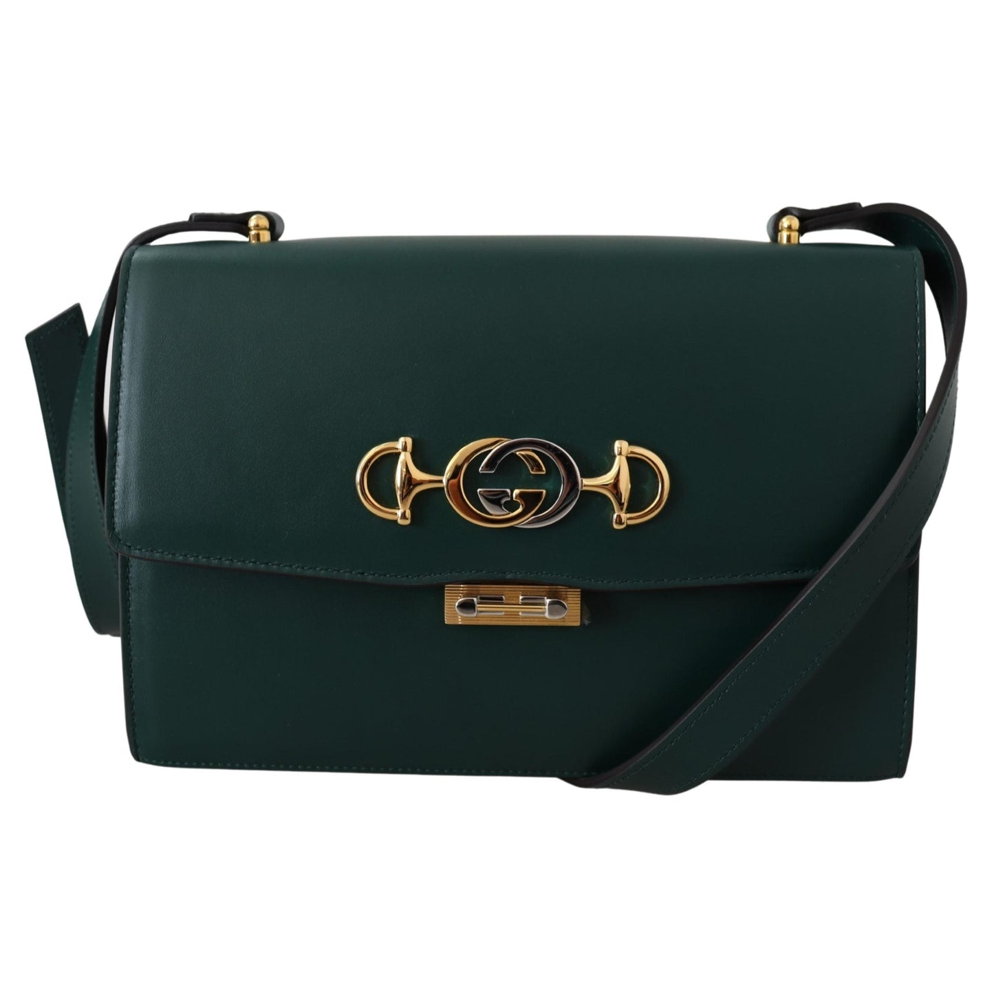 Green Leather Zumi Shoulder Bag - coffeewithmee2