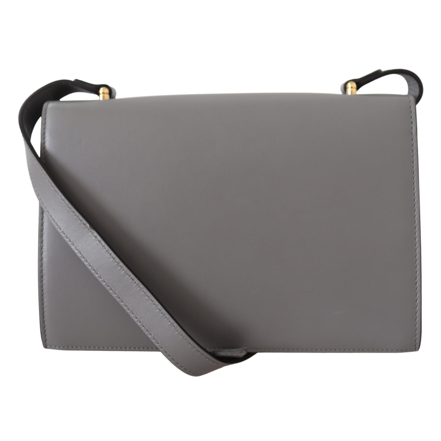 Grey Leather Zumi Shoulder Bag - coffeewithmee2