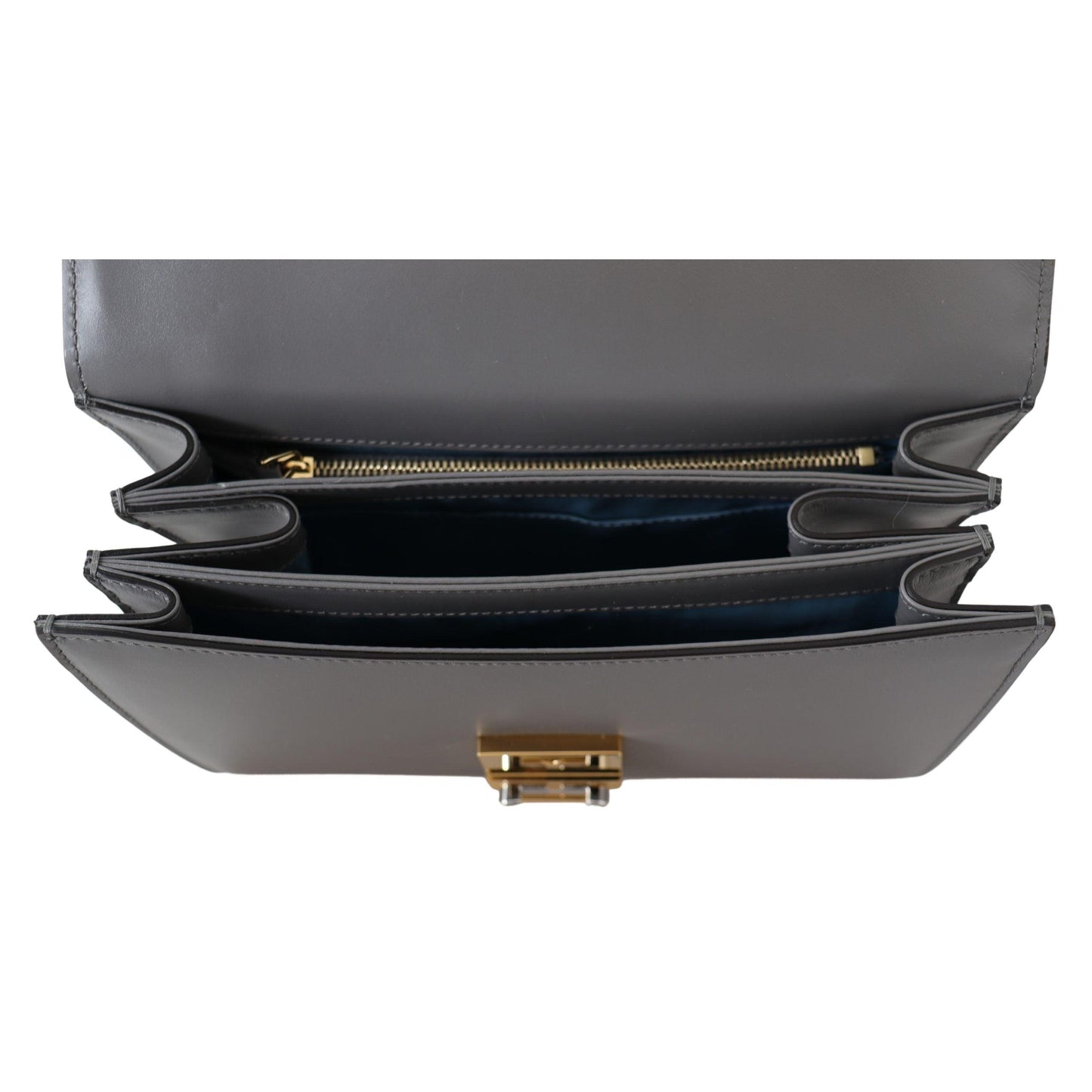 Grey Leather Zumi Shoulder Bag - coffeewithmee2