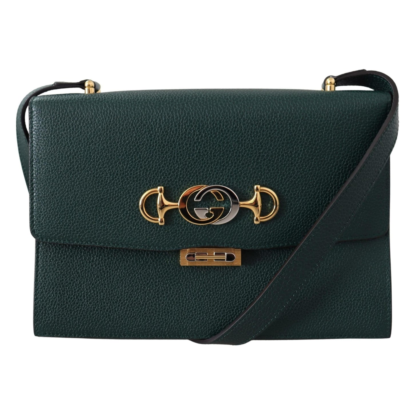 Green Leather Zumi Shoulder Bag - coffeewithmee2