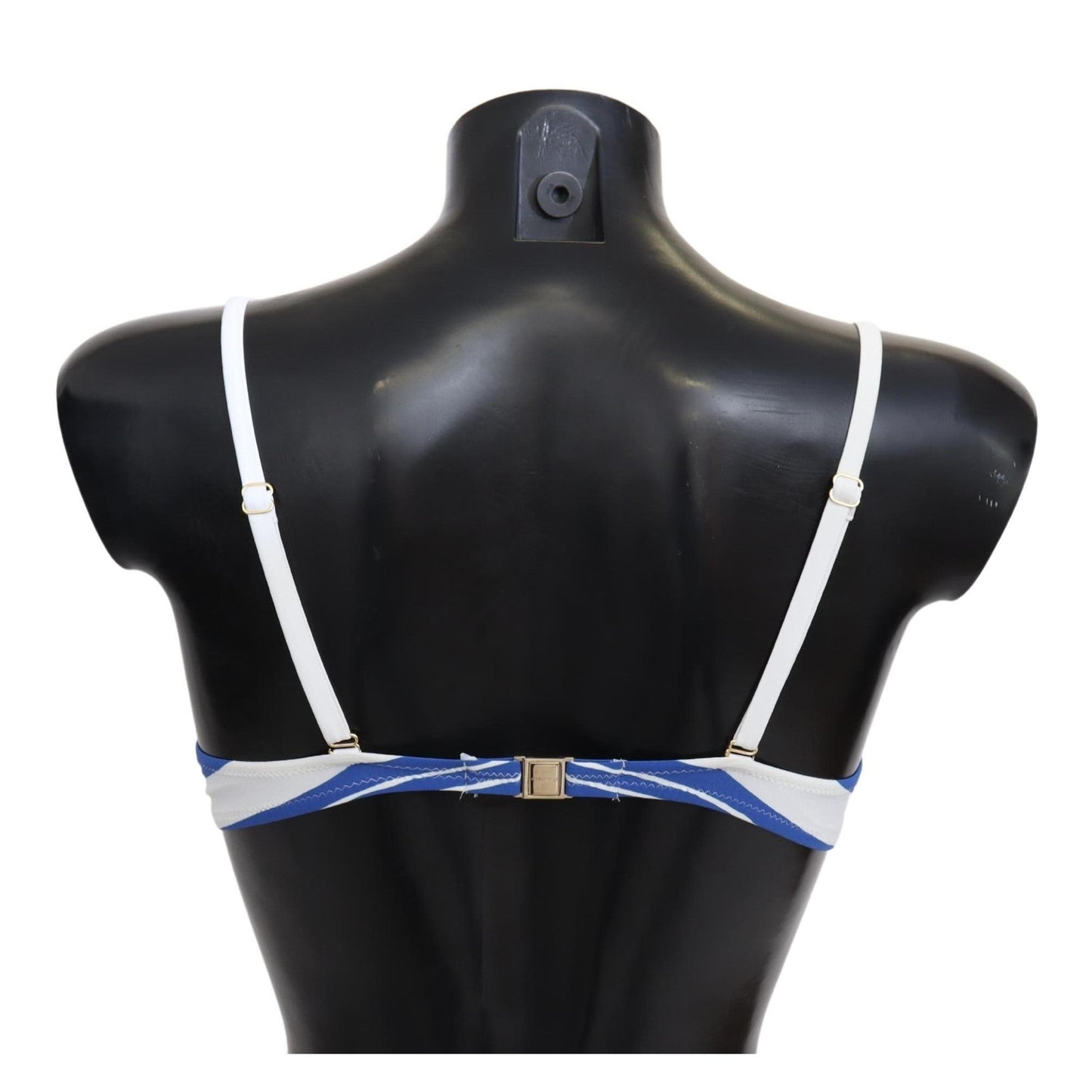 Blue White Stripes Women Beachwear Bikini Tops