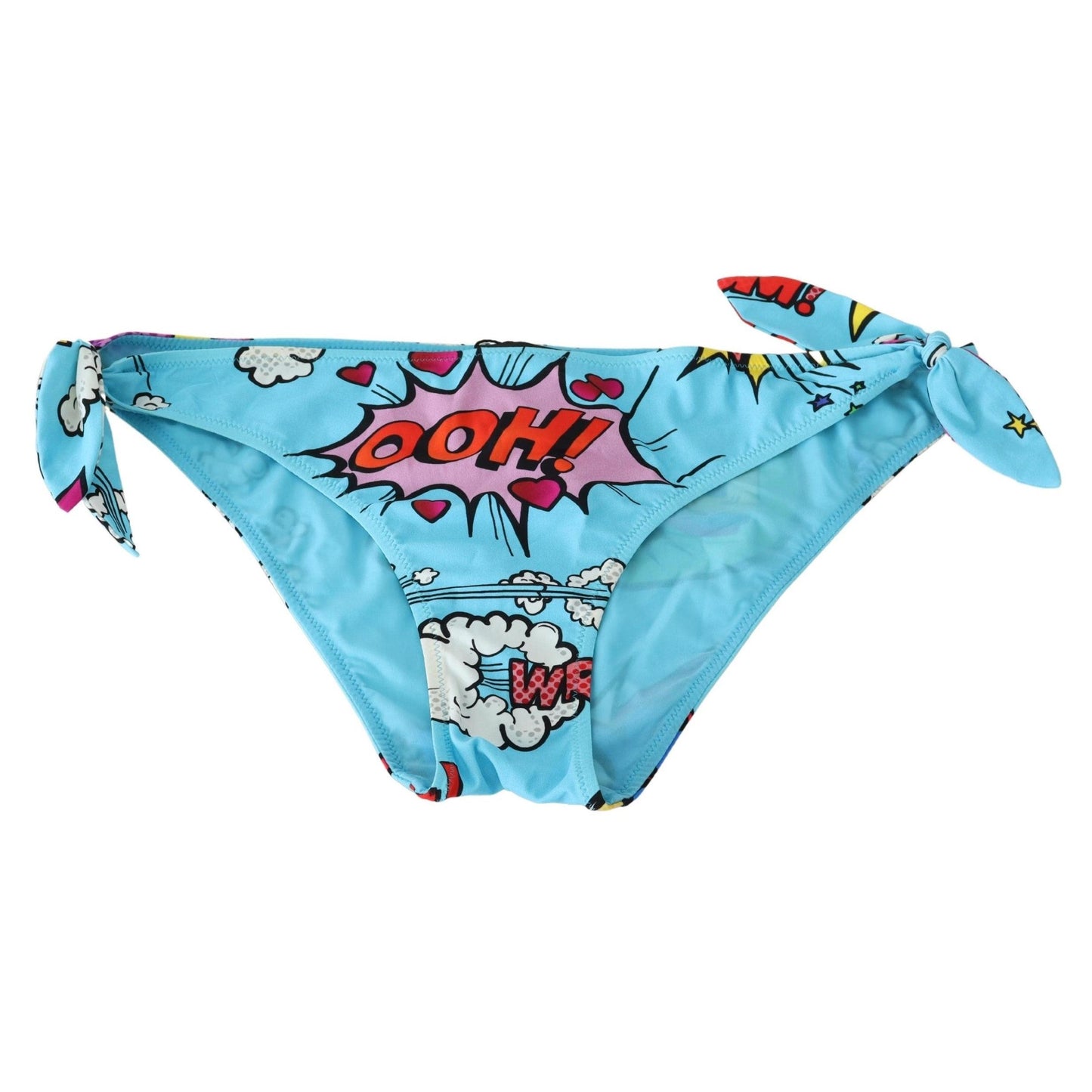 Blue Cartoon Print Swimsuit Beachwear Bikini Bottom