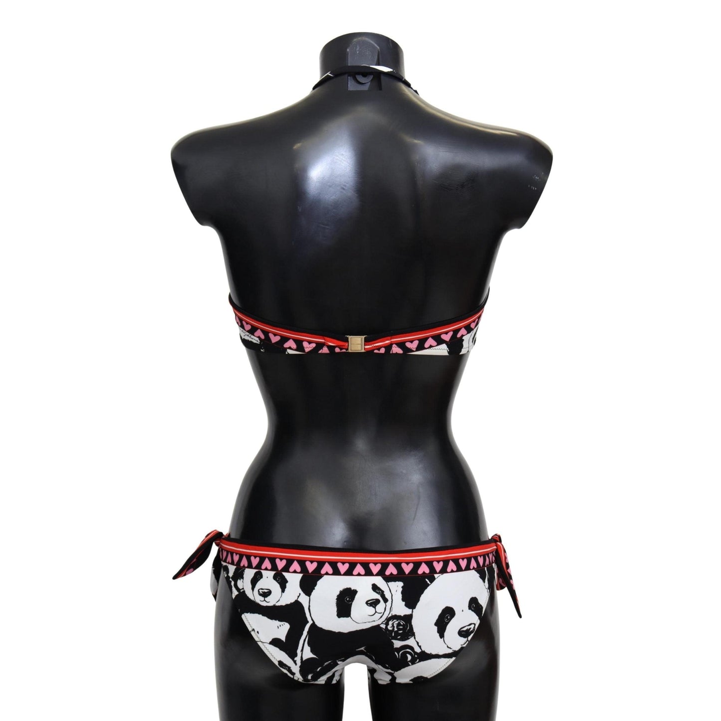 White Panda Two Piece Swimwear Beachwear Bikini