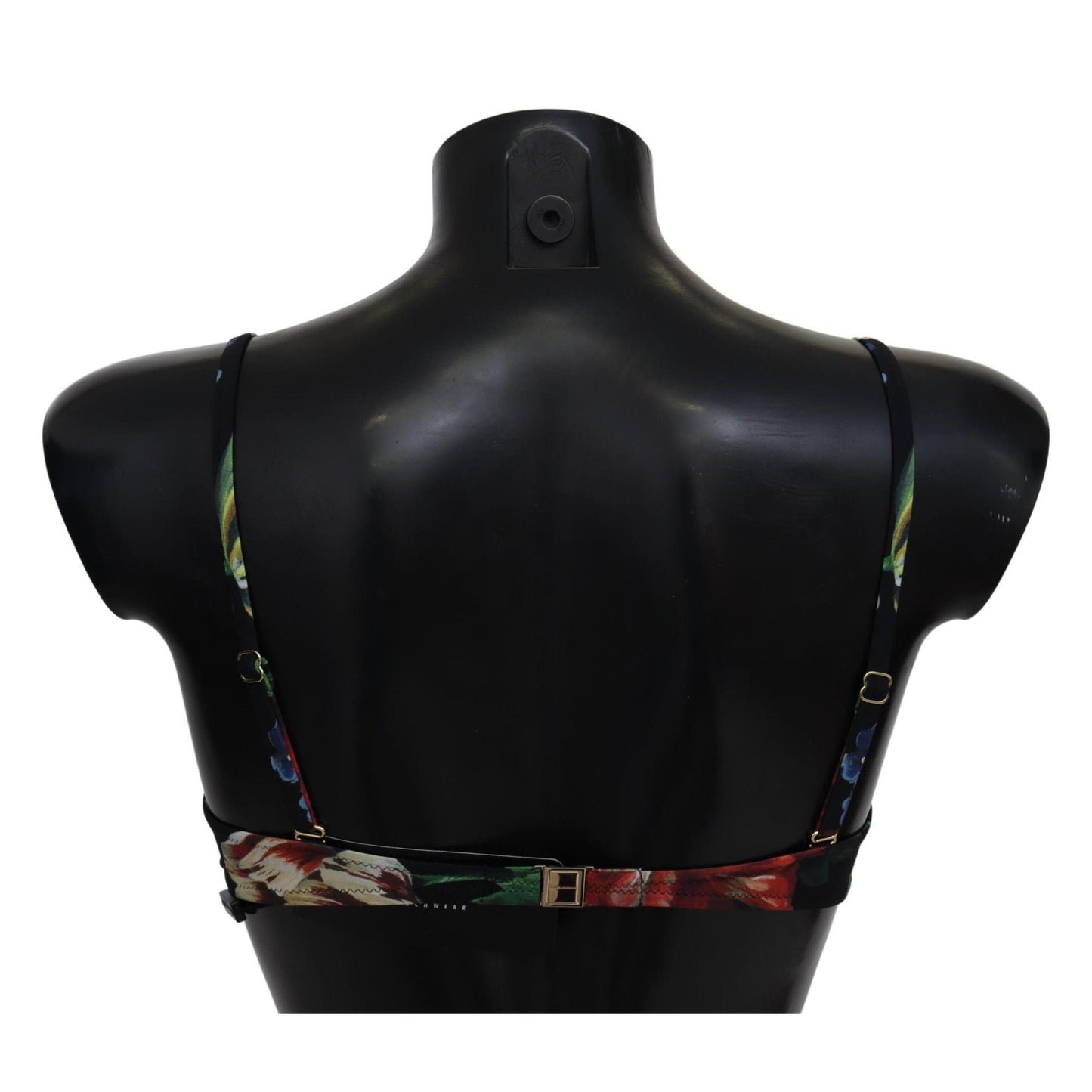 Multicolor Floral Print Swimwear Bikini Tops