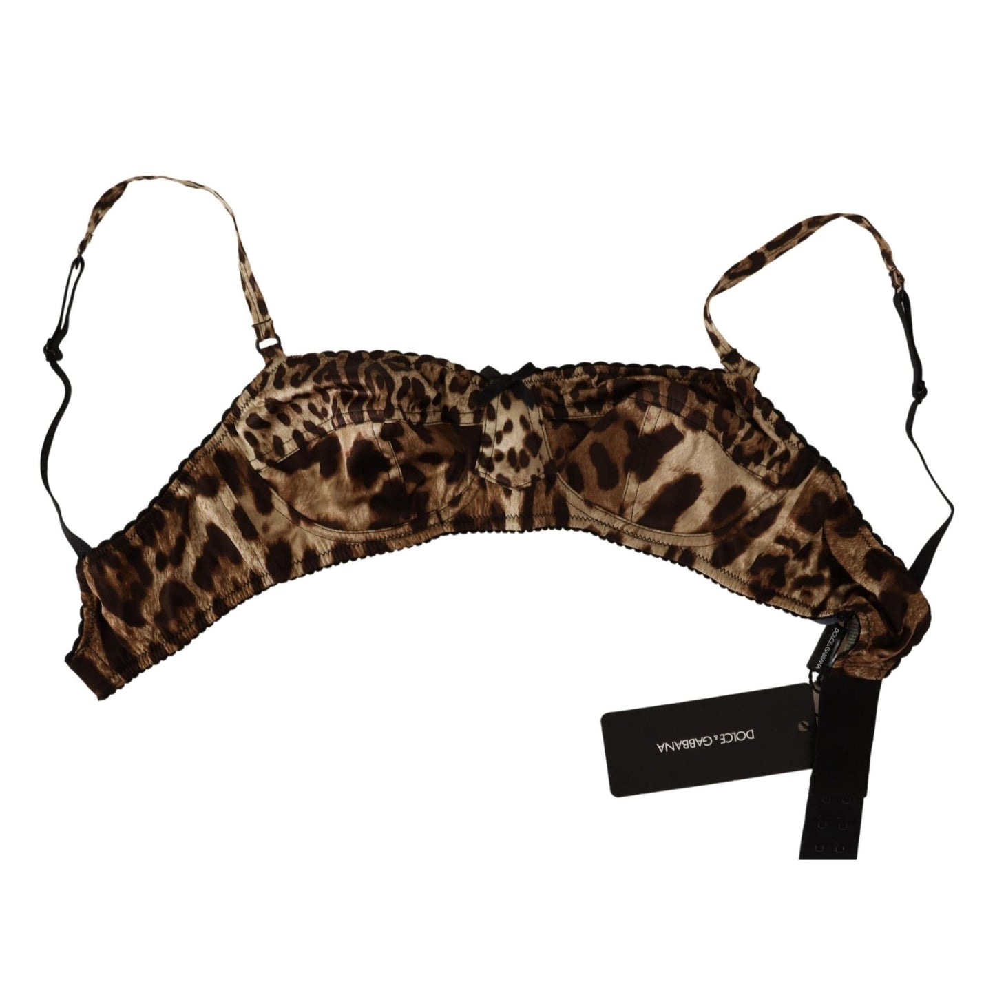 Brown Leopard Women Bra Nylon Spandex Underwear