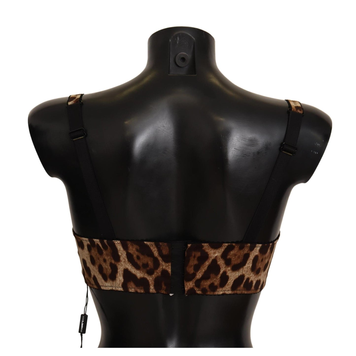 Brown Leopard Women Bra Nylon Spandex Underwear