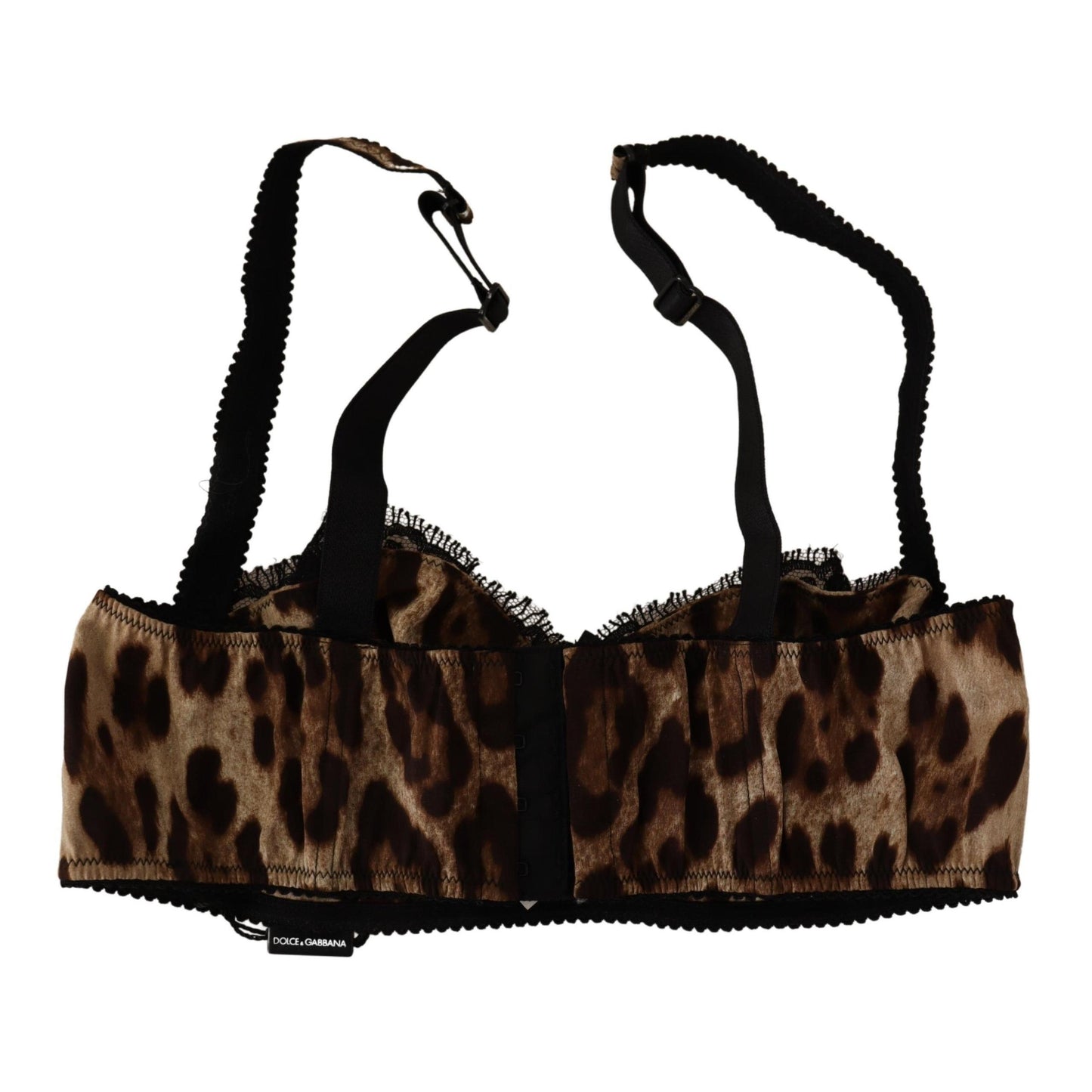 Brown Leopard Women Bra Nylon Spandex Underwear
