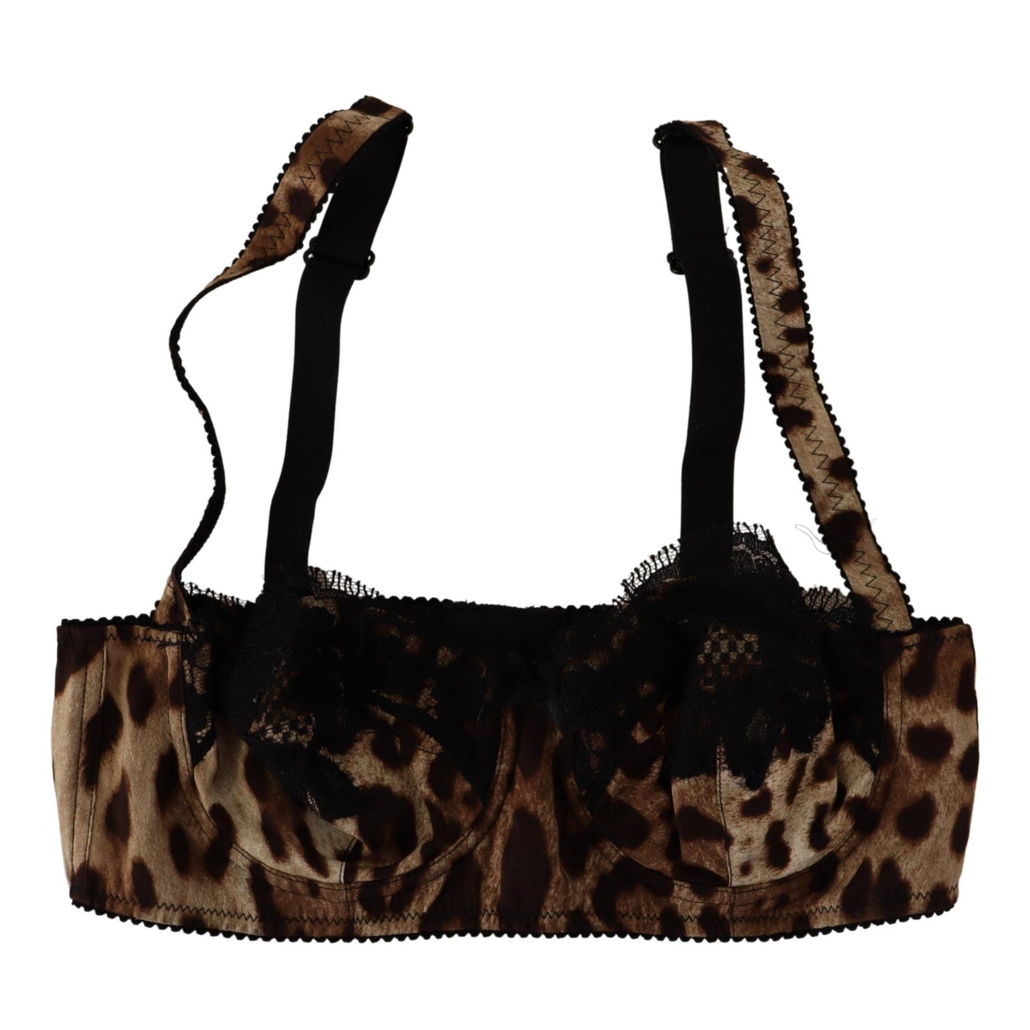 Brown Leopard Women Bra Nylon Spandex Underwear
