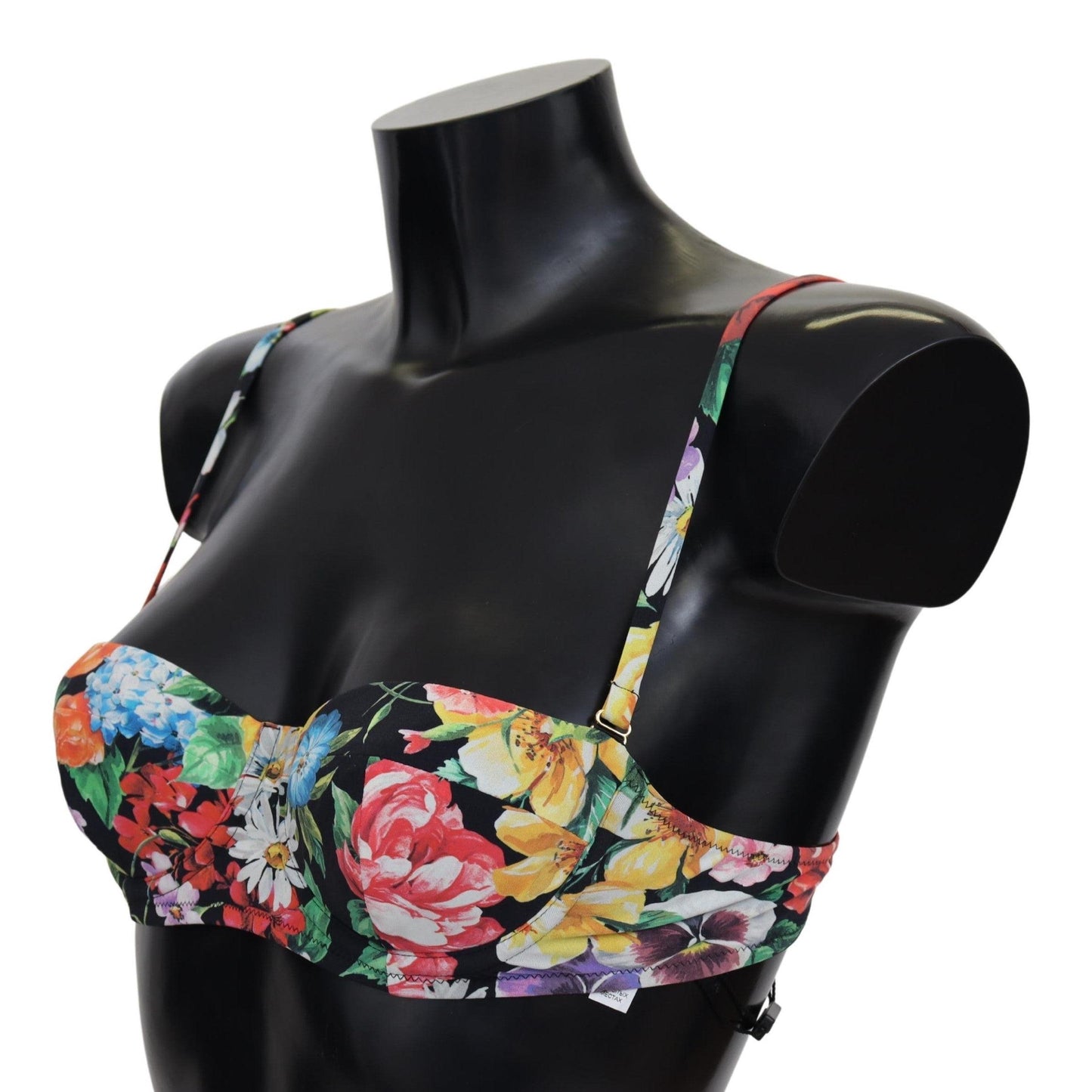Multicolor Floral Print Swimwear Bikini Tops
