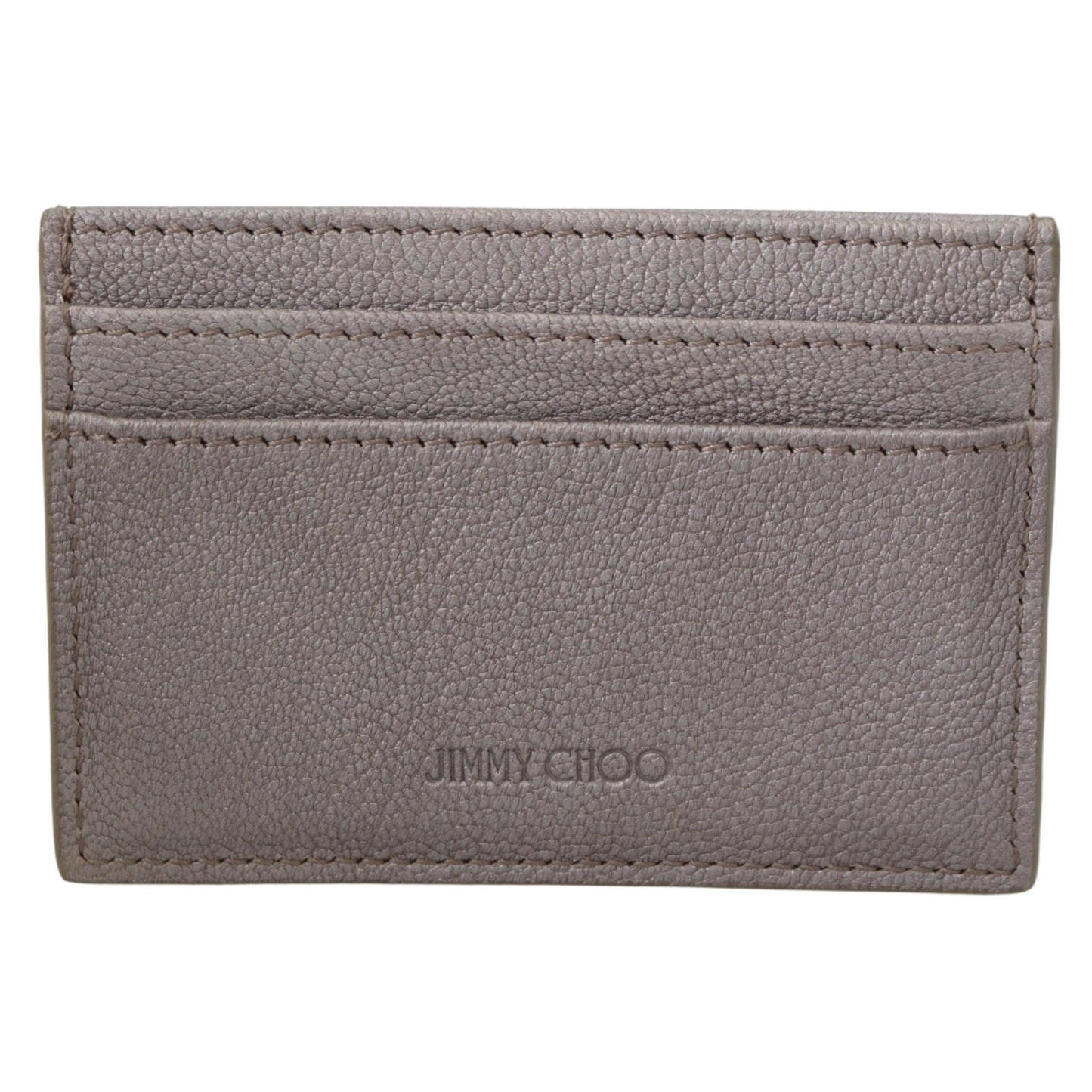 Umika Light Khaki/Gold Leather Card Holder - coffeewithmee2