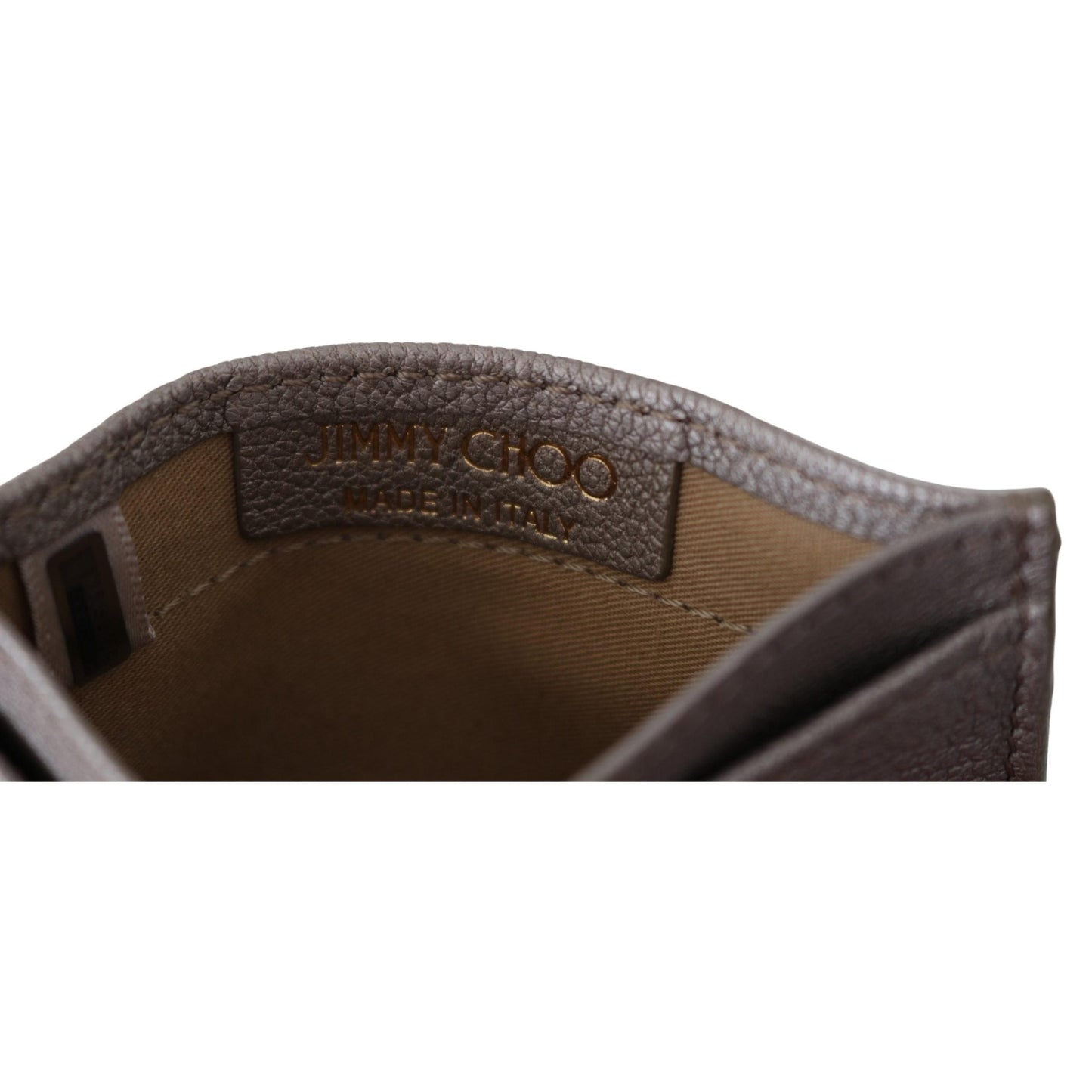 Umika Light Khaki/Gold Leather Card Holder - coffeewithmee2