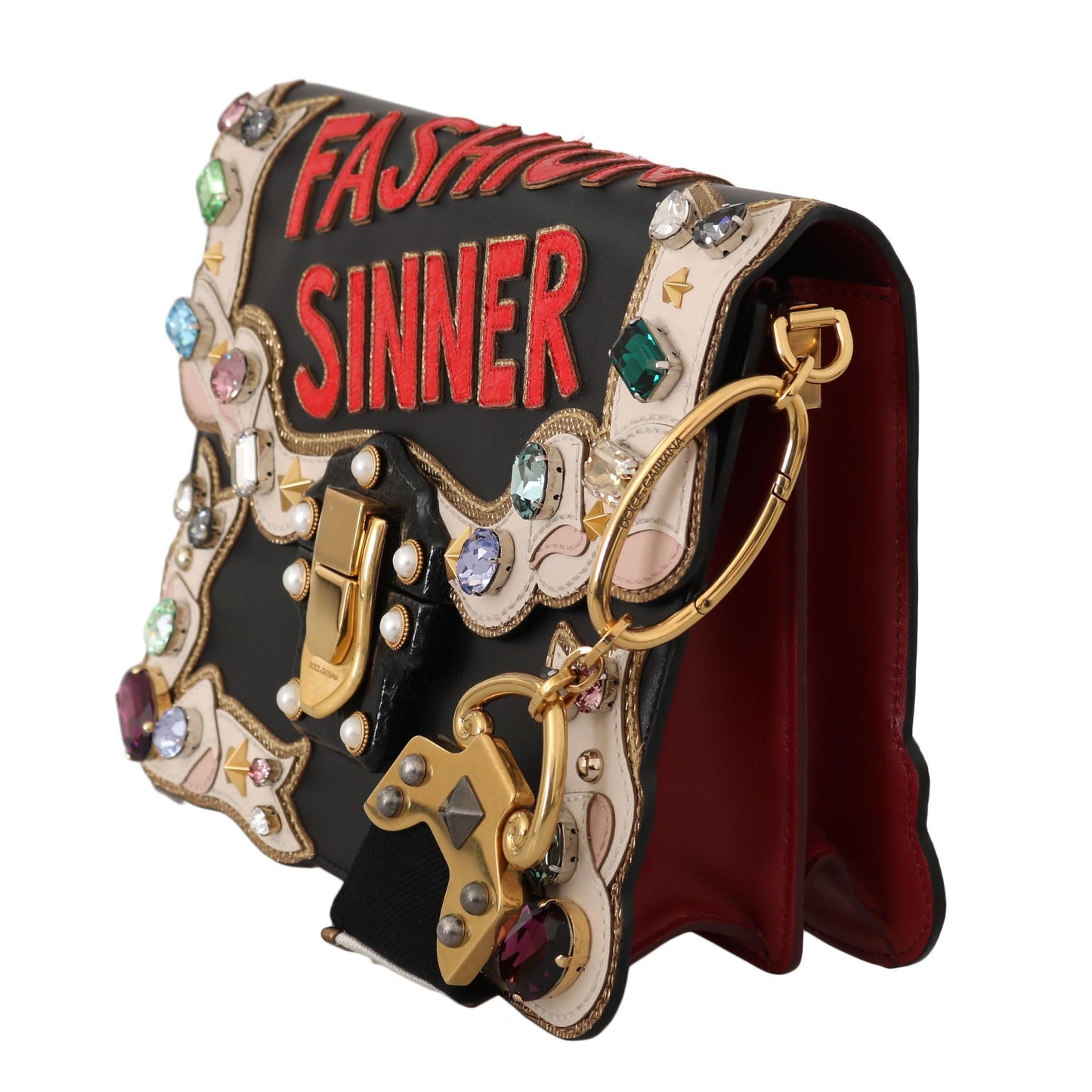 Leather Crystal Fashion Sinner LUCIA Purse - coffeewithmee2