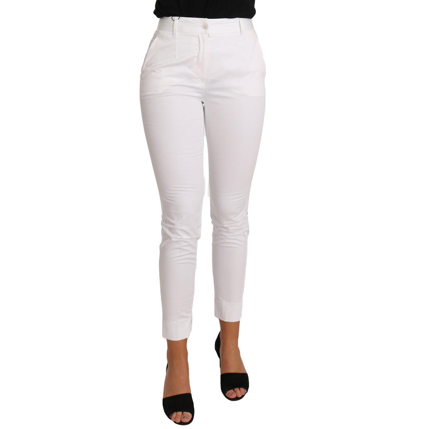 White Dress Pants Slim Skinny Pant - coffeewithmee2