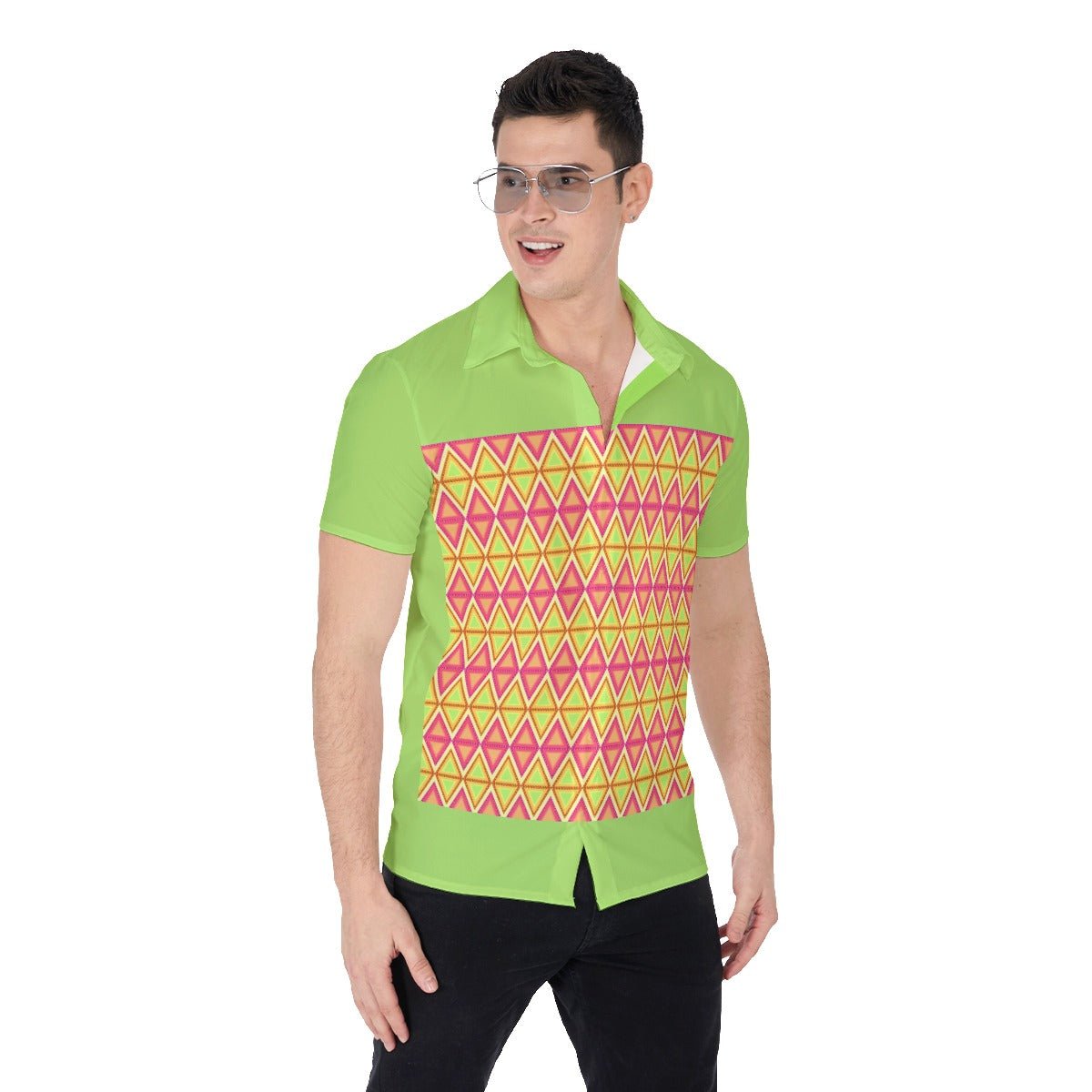 All-Over Print Men's Shirt - coffeewithmee2YoycolADS-3SHIRT-3898Z-FFFFFF-2XL