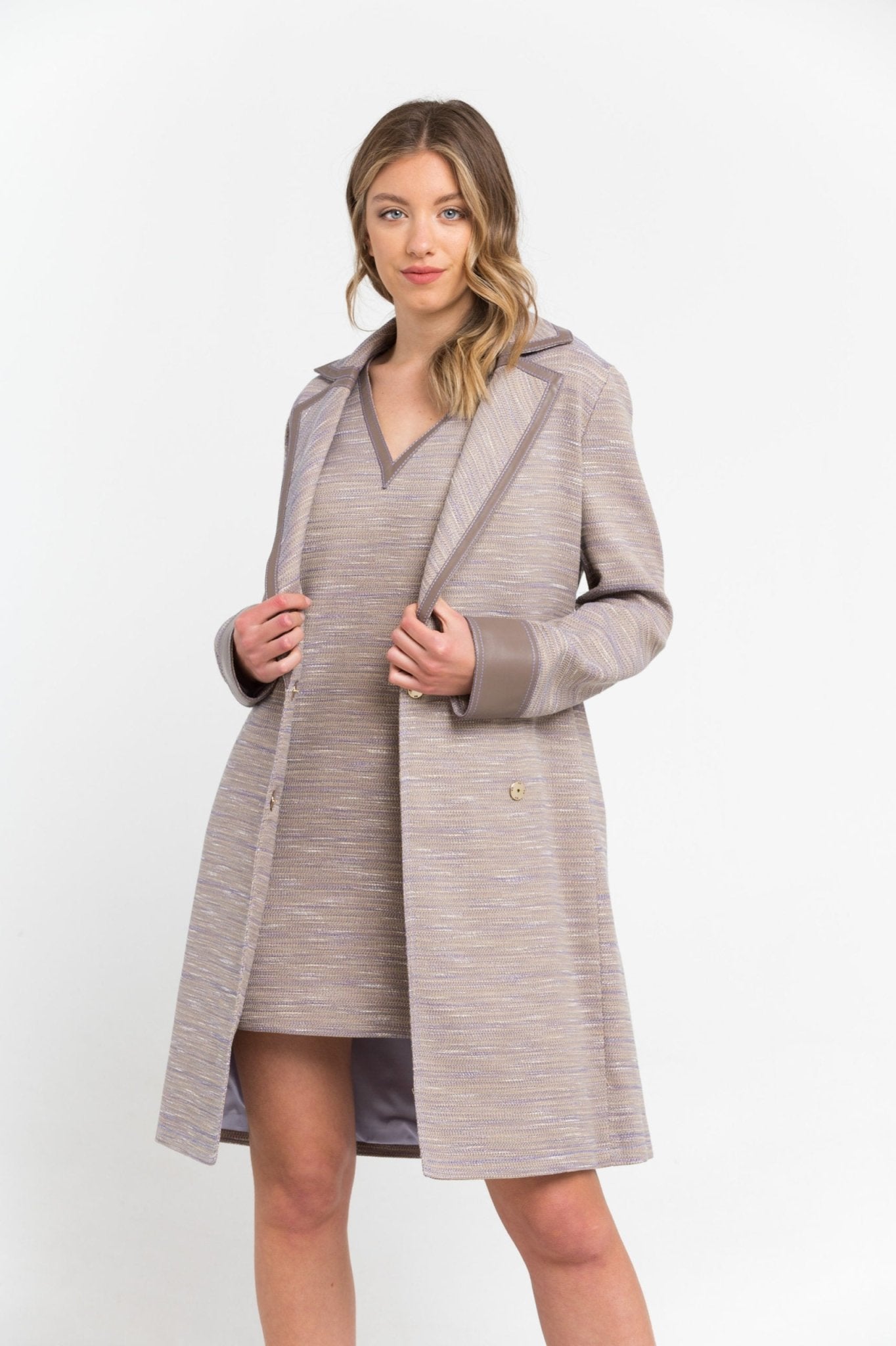 B Camel Jackets & Coat - coffeewithmee2TrussardiP3737S