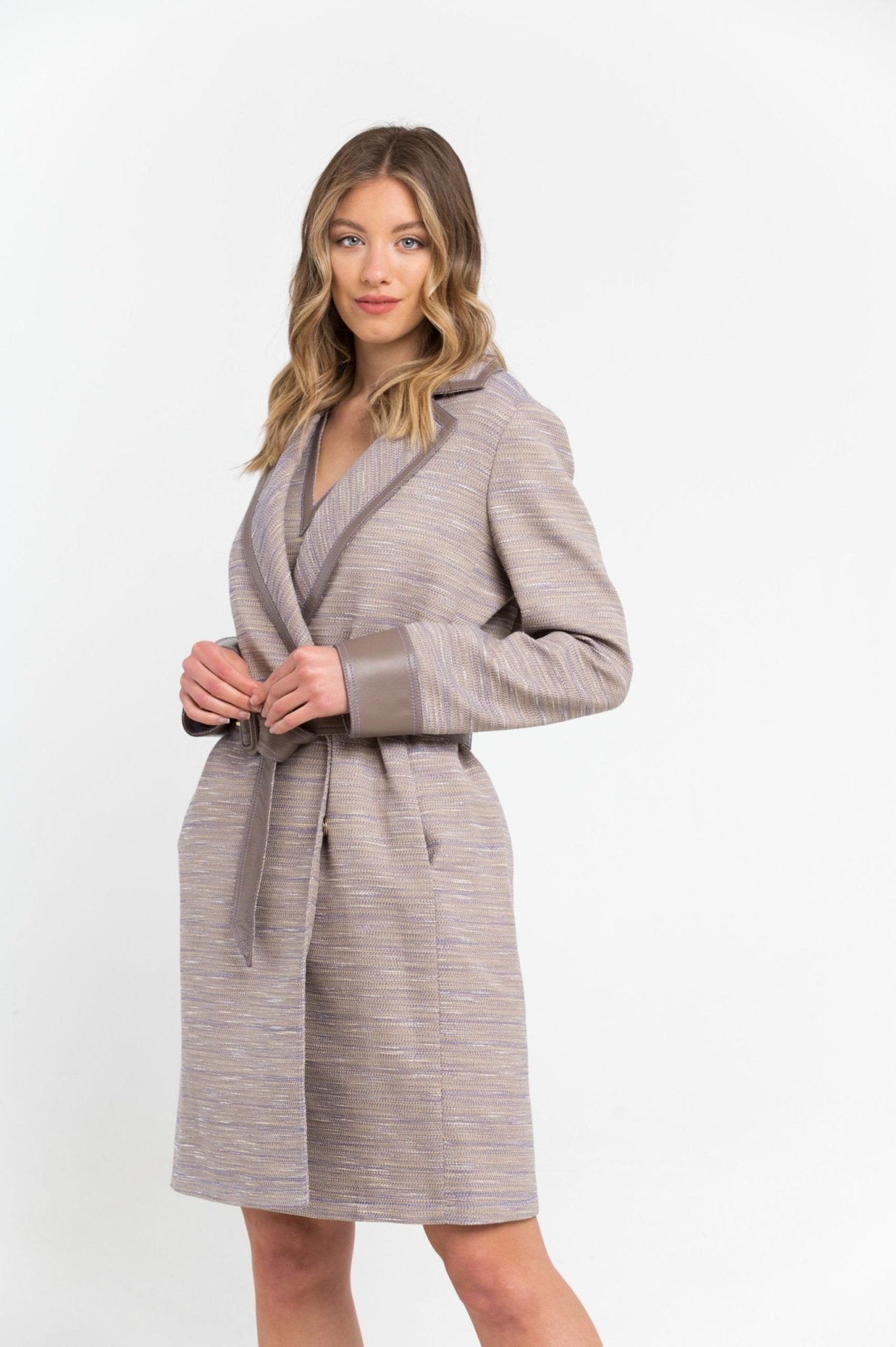B Camel Jackets & Coat - coffeewithmee2TrussardiP3737S