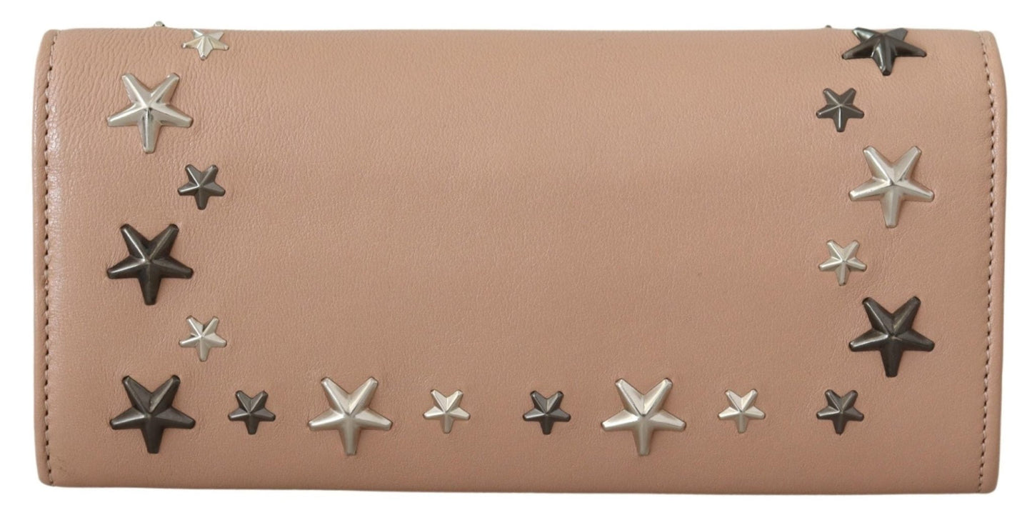 Ballet Pink Leather Nino Oltu Long Wallet - coffeewithmee2Jimmy ChooP0340S