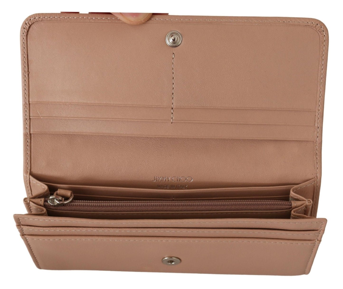 Ballet Pink Leather Nino Oltu Long Wallet - coffeewithmee2Jimmy ChooP0340S