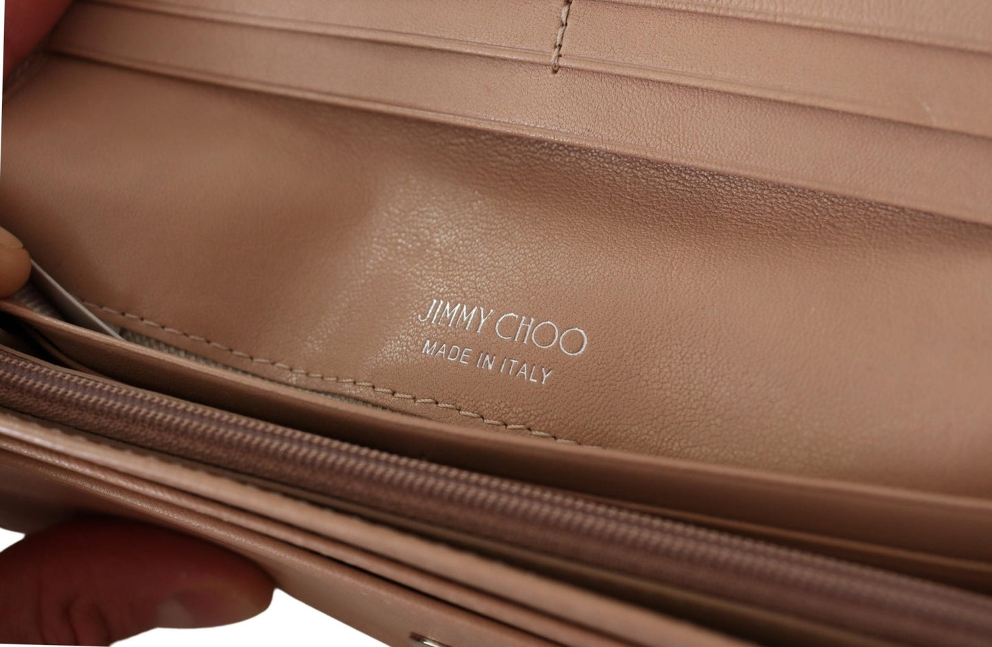 Ballet Pink Leather Nino Oltu Long Wallet - coffeewithmee2Jimmy ChooP0340S