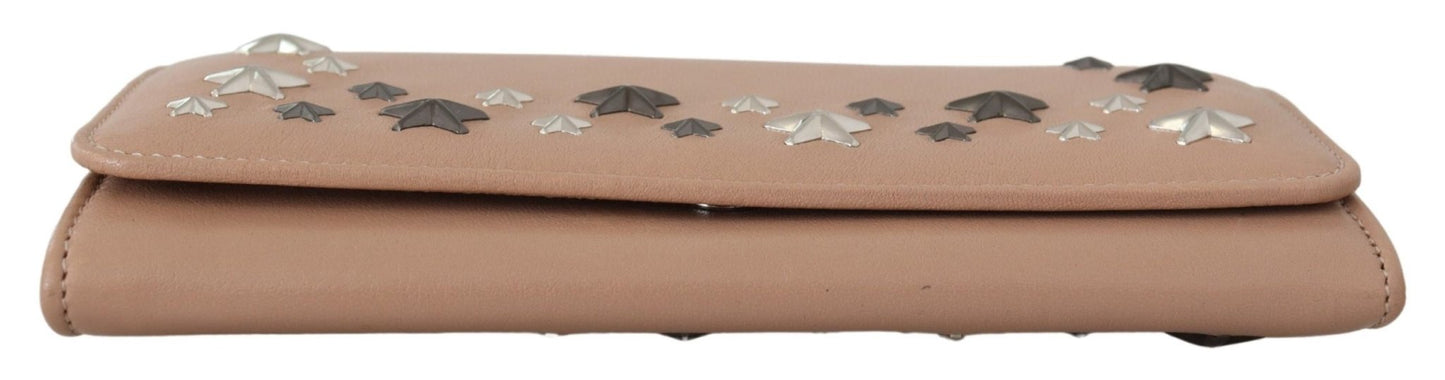 Ballet Pink Leather Nino Oltu Long Wallet - coffeewithmee2Jimmy ChooP0340S