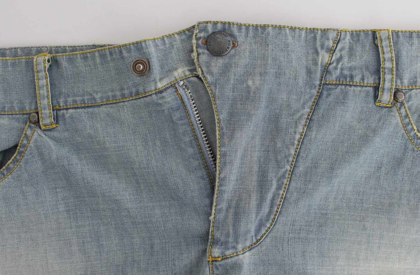 Beachwear Blue Denim City Casual Dress Shorts - coffeewithmee2Ermanno ScervinoP0865S
