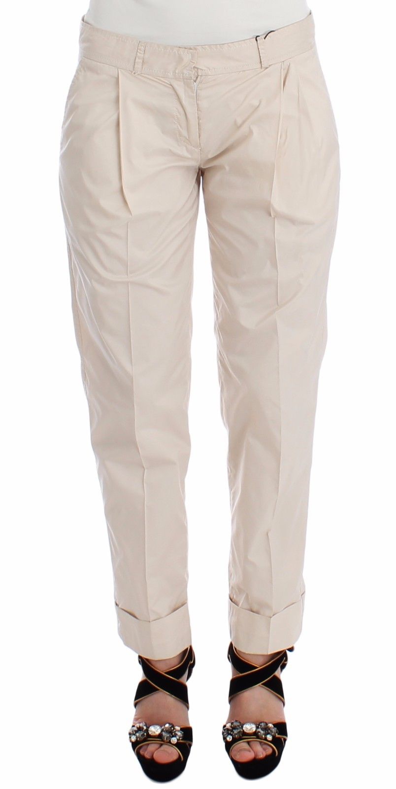 Beige Chinos Casual Dress Pants Khakis - coffeewithmee2Ermanno ScervinoP0814S