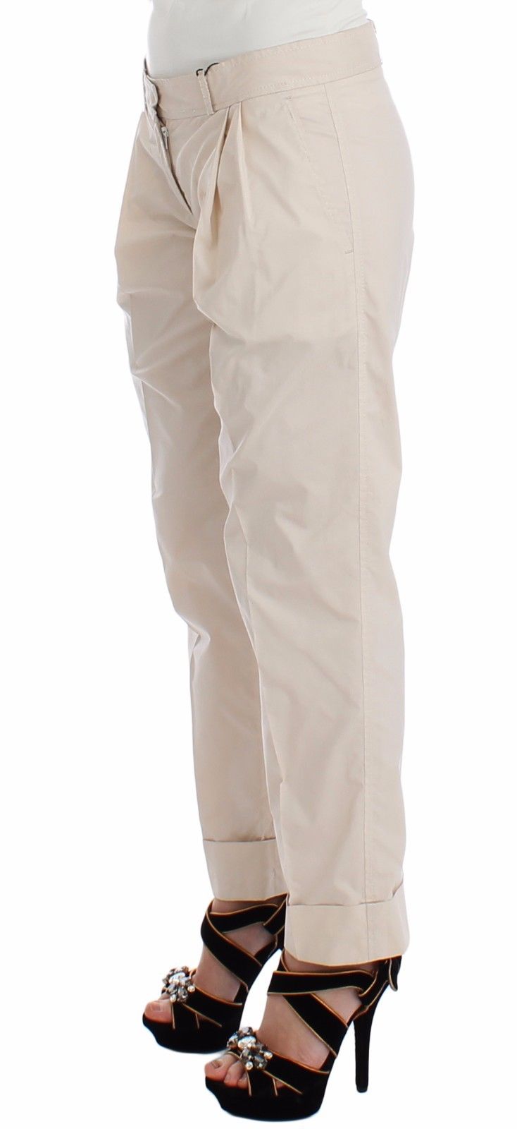 Beige Chinos Casual Dress Pants Khakis - coffeewithmee2Ermanno ScervinoP0814S