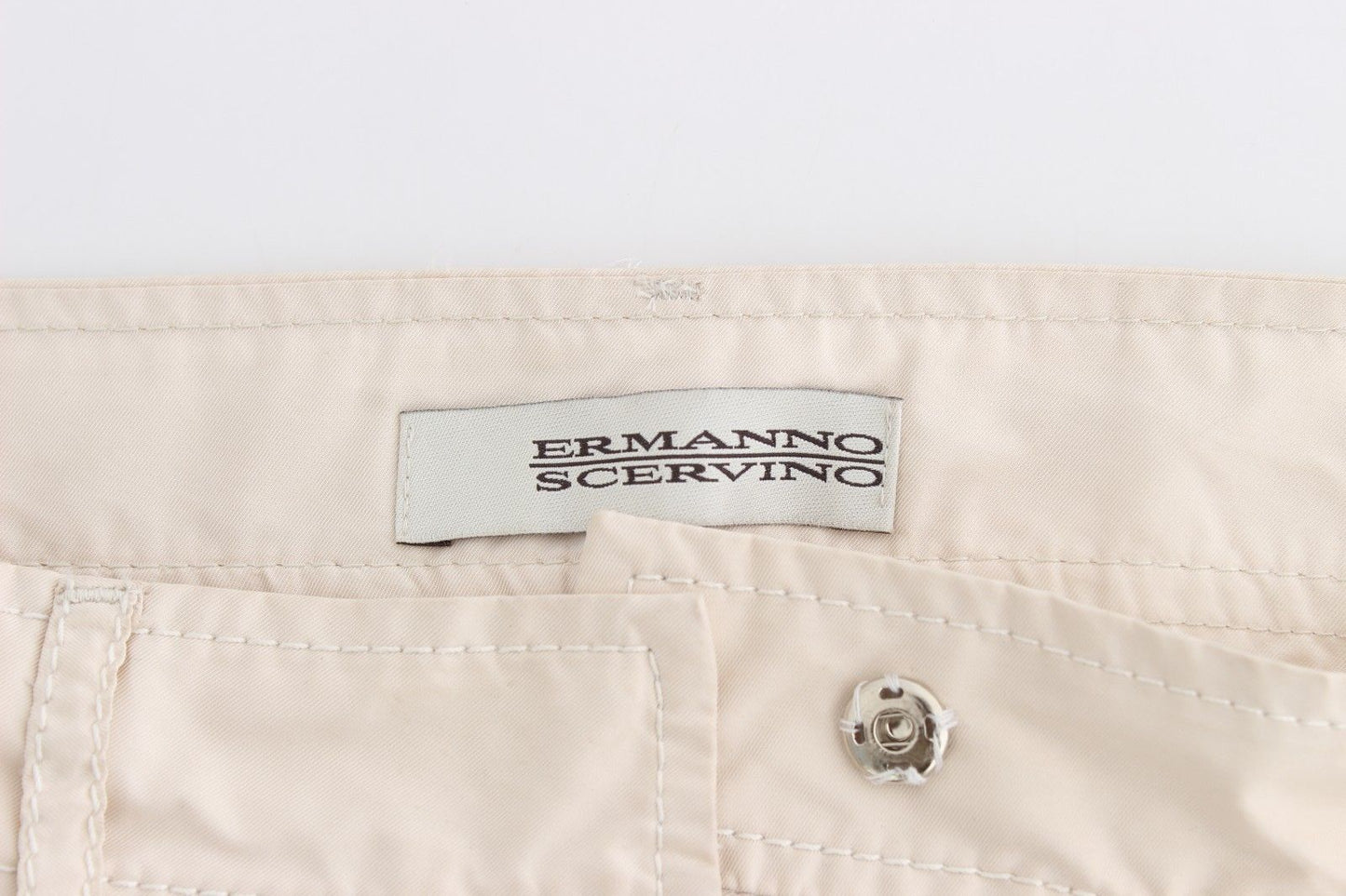 Beige Chinos Casual Dress Pants Khakis - coffeewithmee2Ermanno ScervinoP0814S