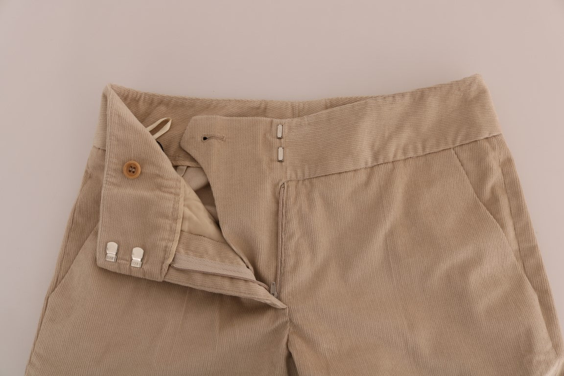 Beige Cotton Bootcut Pants - coffeewithmee2Ermanno ScervinoP2192S