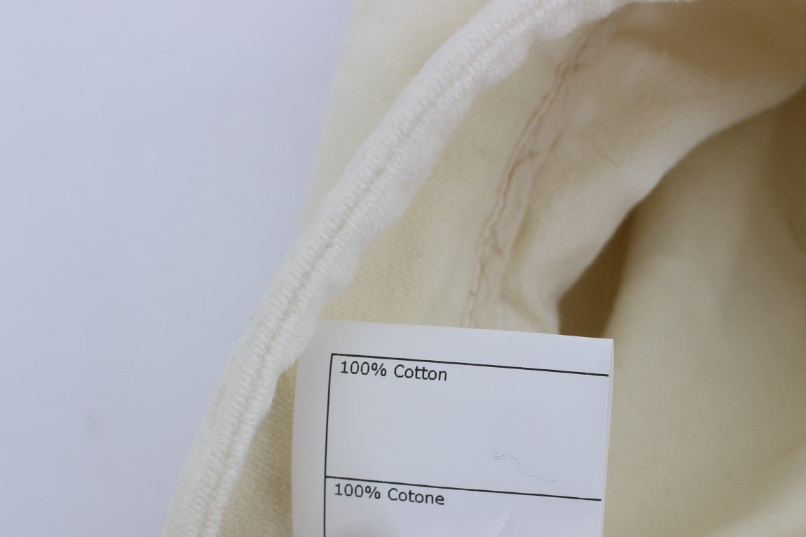 Beige Cotton Capri Cropped Cargo Pants - coffeewithmee2Ermanno ScervinoP1844S