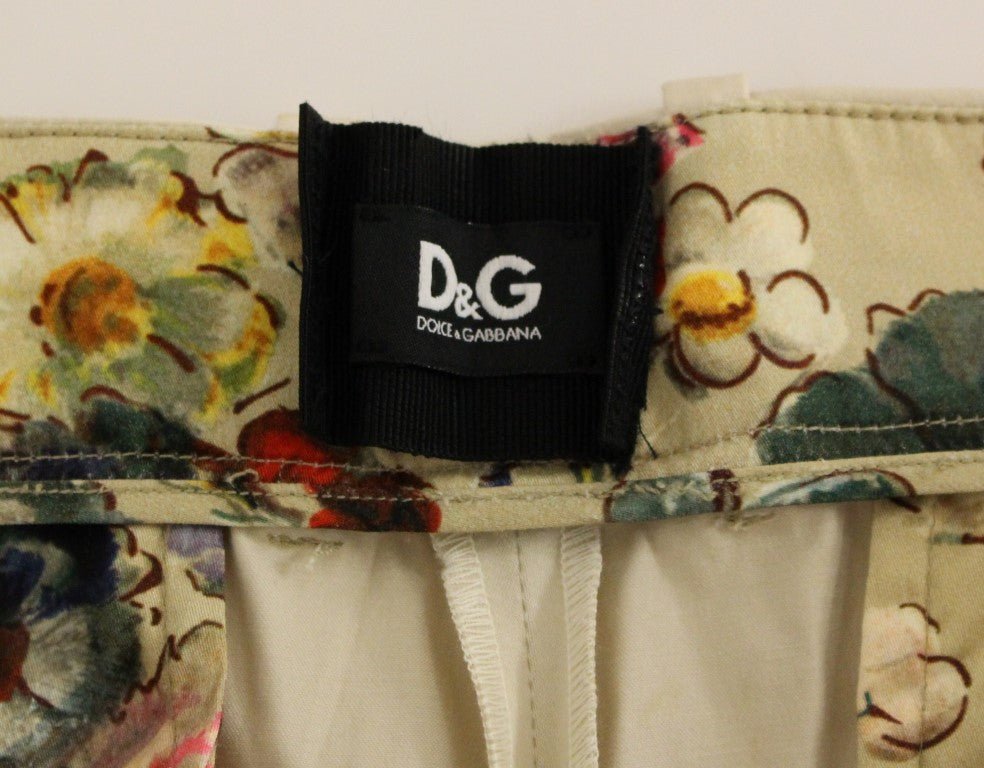 Beige Cotton Chinos Pants - coffeewithmee2Dolce & GabbanaP1272S