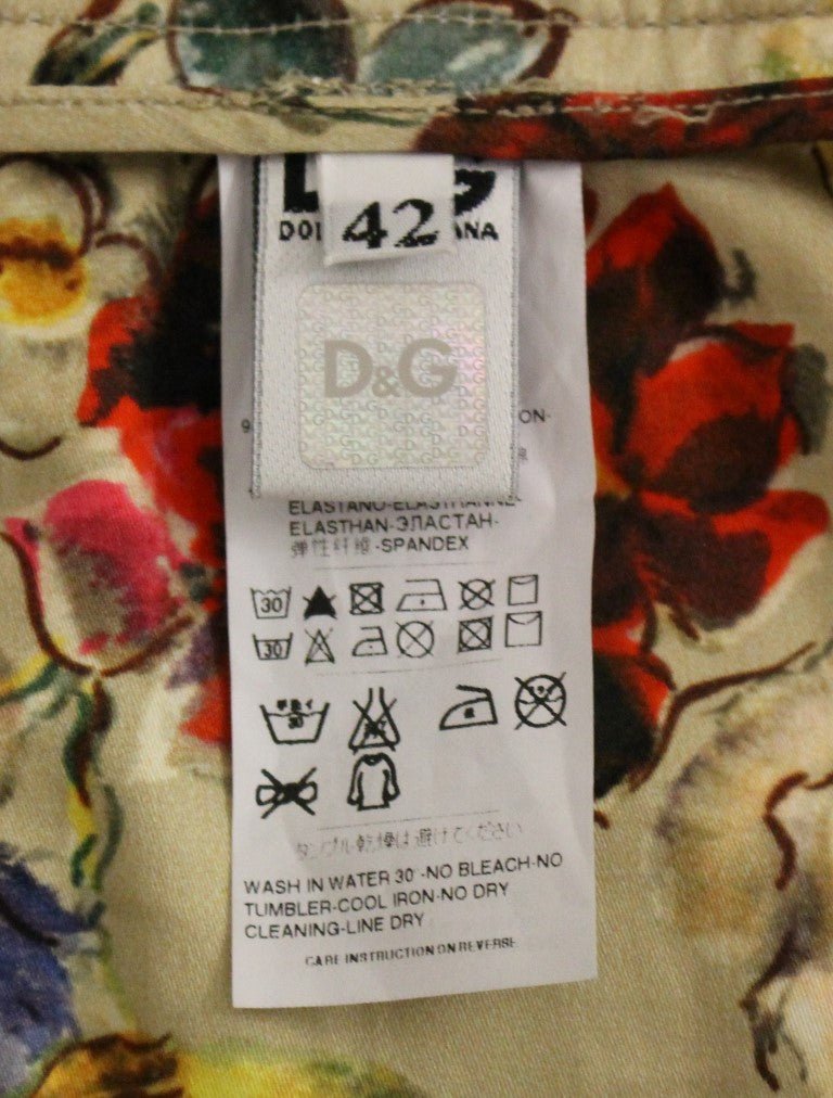 Beige Cotton Chinos Pants - coffeewithmee2Dolce & GabbanaP1272S