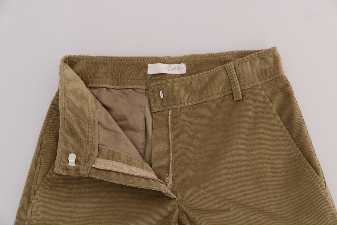 Beige Cotton Corduroys Pants - coffeewithmee2Ermanno ScervinoP2186S