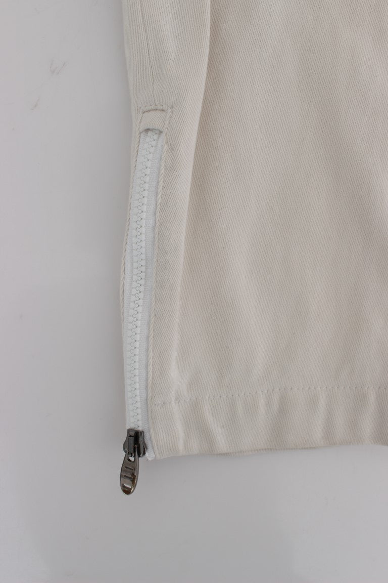 Beige Cotton Slim Fit Denim Jeans - coffeewithmee2Ermanno ScervinoP1839S