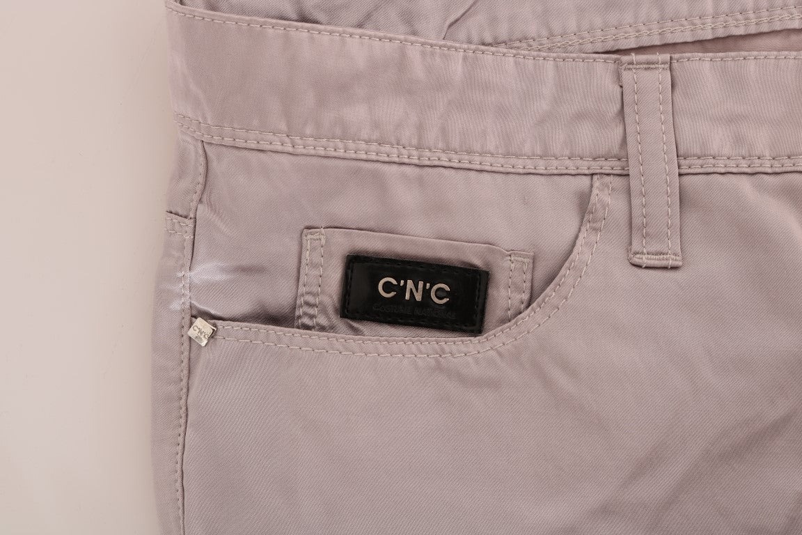 Beige Cotton Slim Fit Jeans - coffeewithmee2Costume NationalP2139S