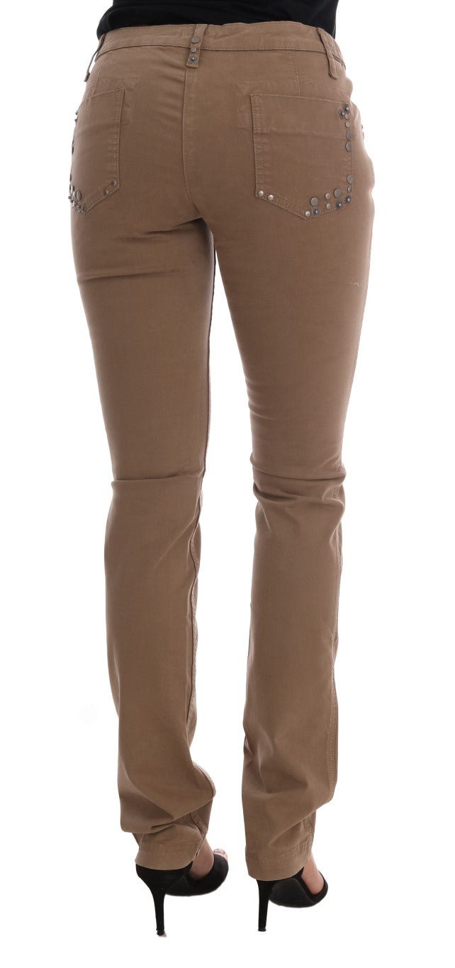 Beige Cotton Stretch Slim Fit Jeans - coffeewithmee2Costume NationalP2133S