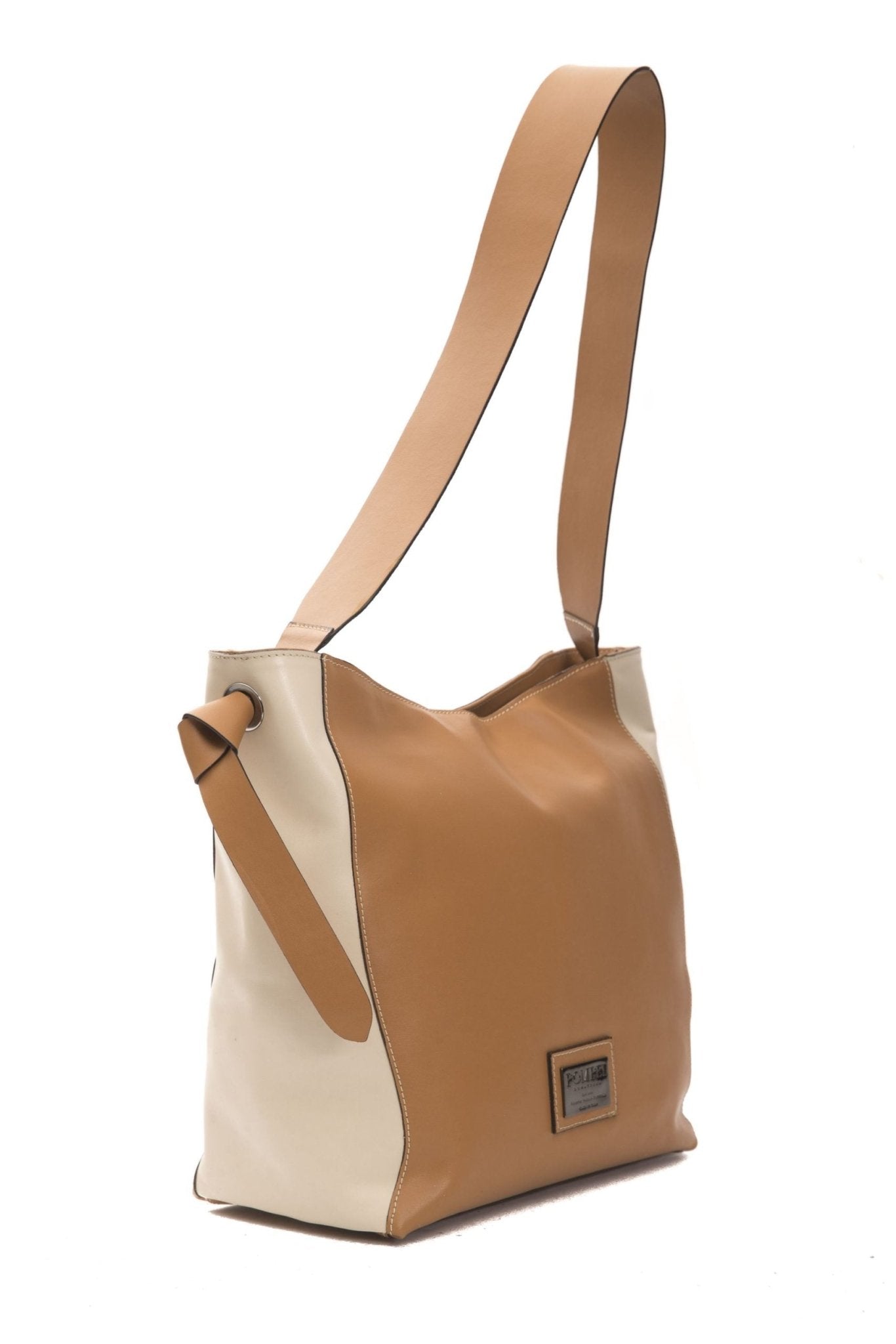 Beige Cuoio Shoulder Bag - coffeewithmee2Pompei DonatellaP0060S