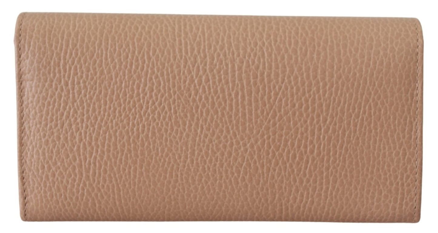 Beige Icon Leather Wallet - coffeewithmee2GucciP0236S