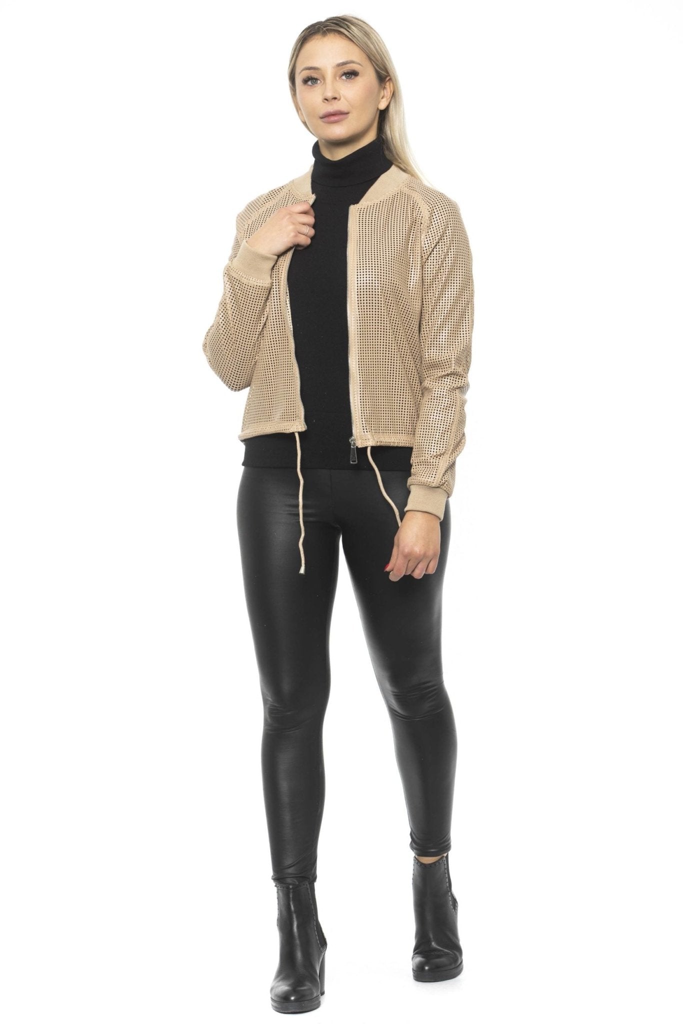 Beige Jackets & Coat - coffeewithmee219V69 ItaliaP3170S