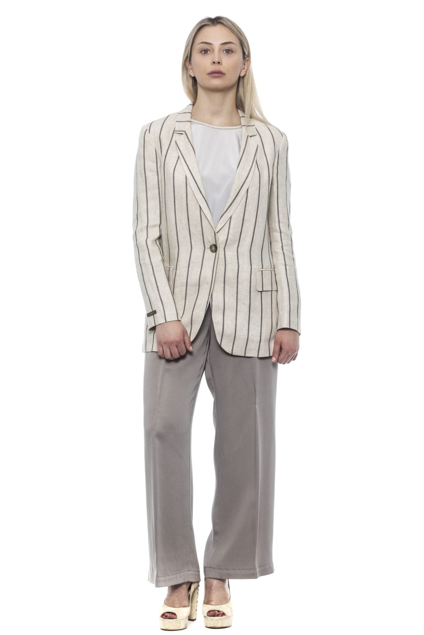 Beige Jeans & Pant - coffeewithmee2PesericoP3501S