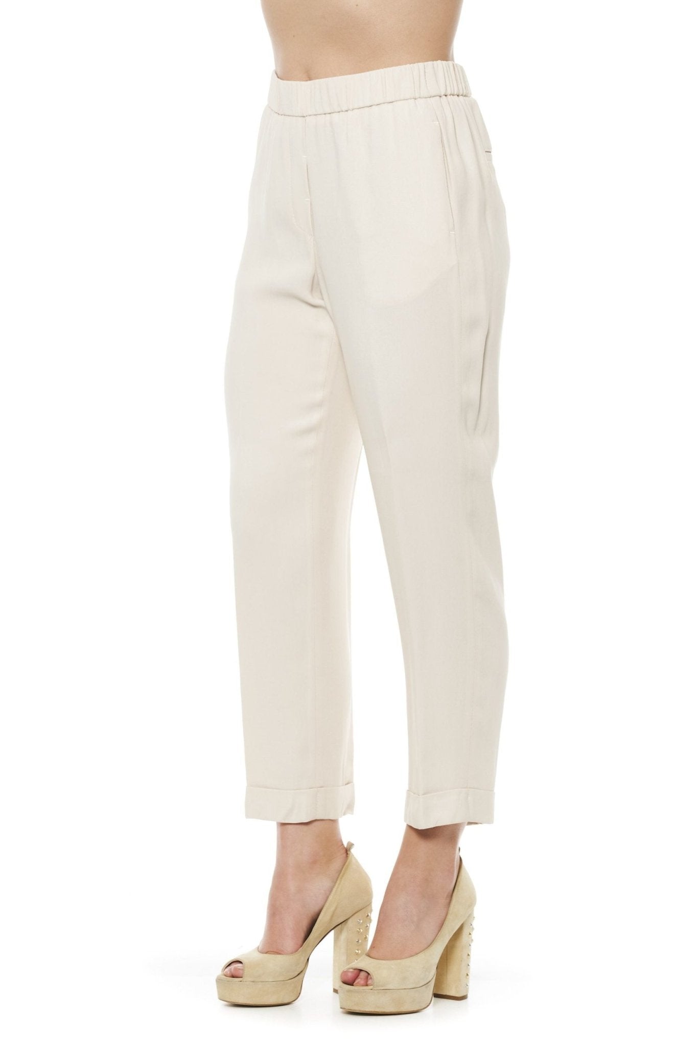 Beige Jeans & Pant - coffeewithmee2PesericoP3492S