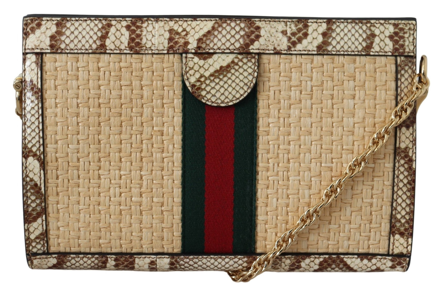 Beige Orphidia Chain Shoulder Bag - coffeewithmee2GucciP0237S