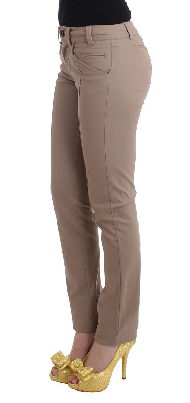 Beige slim dress pants - coffeewithmee2CavalliP0586S